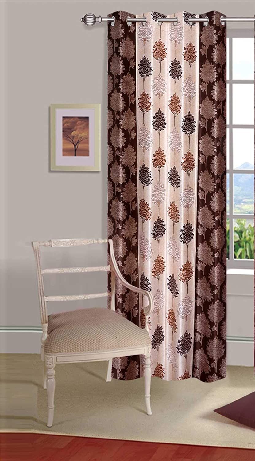Spangle Homes Polyester Window Semi Transparent Brown Regular Curtain ( Eyelet Closure Floral )
Spangle Homes Polyester Window Semi Transparent Brown Regular Curtain ( Eyelet Closure Floral )