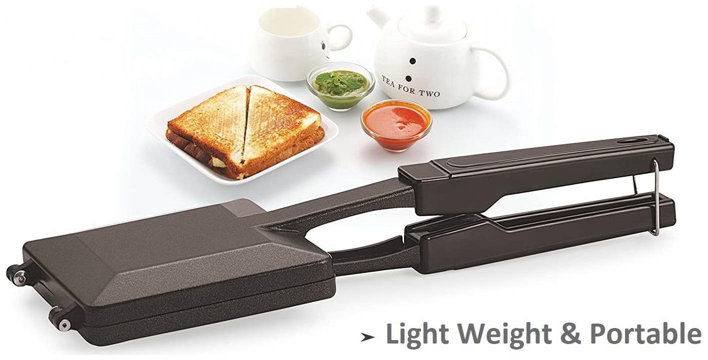 SUPERTEXON Special Gas Toaster Small Sandwich Maker Non Electric Non Stick Coating
SUPERTEXON Special Gas Toaster Small Sandwich Maker Non Electric Non Stick Coating