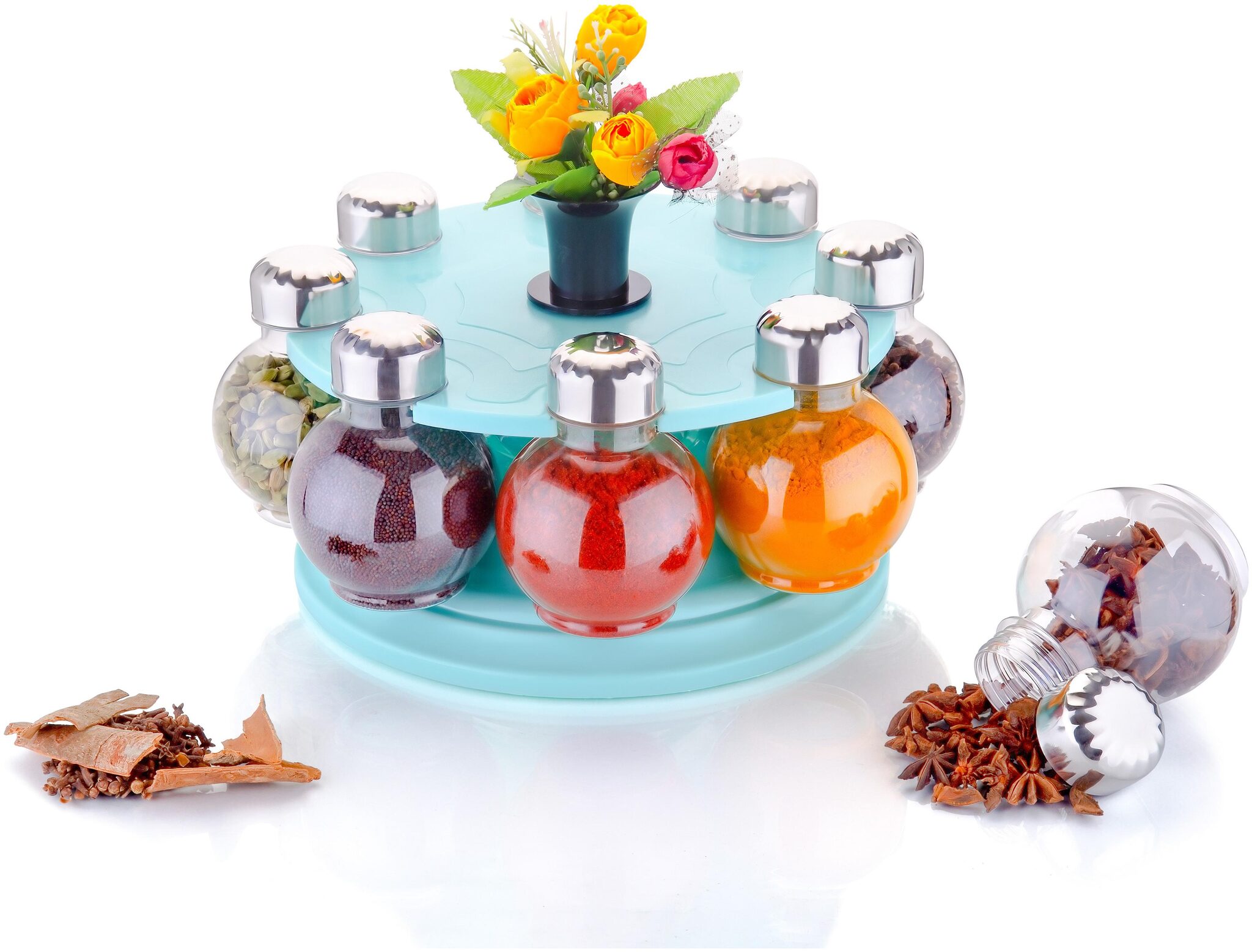 Spice Rack Masala Storage Masala Box Masala Rack Spice Storage Spice Container Masala Container Spice Set Kitchen Rack Set Of 8 (Sky Blue)
Spice Rack Masala Storage Masala Box Masala Rack Spice Storage Spice Container Masala Container Spice Set Kitchen Rack Set Of 8 (Sky Blue)