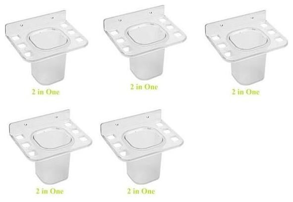 LOGGER - Acrylic 2in1 ToothBrush ToothPaste Holder Set of 5 pcs(Material - Acrylic Unbreakable)
LOGGER - Acrylic 2in1 ToothBrush ToothPaste Holder Set of 5 pcs(Material - Acrylic Unbreakable)