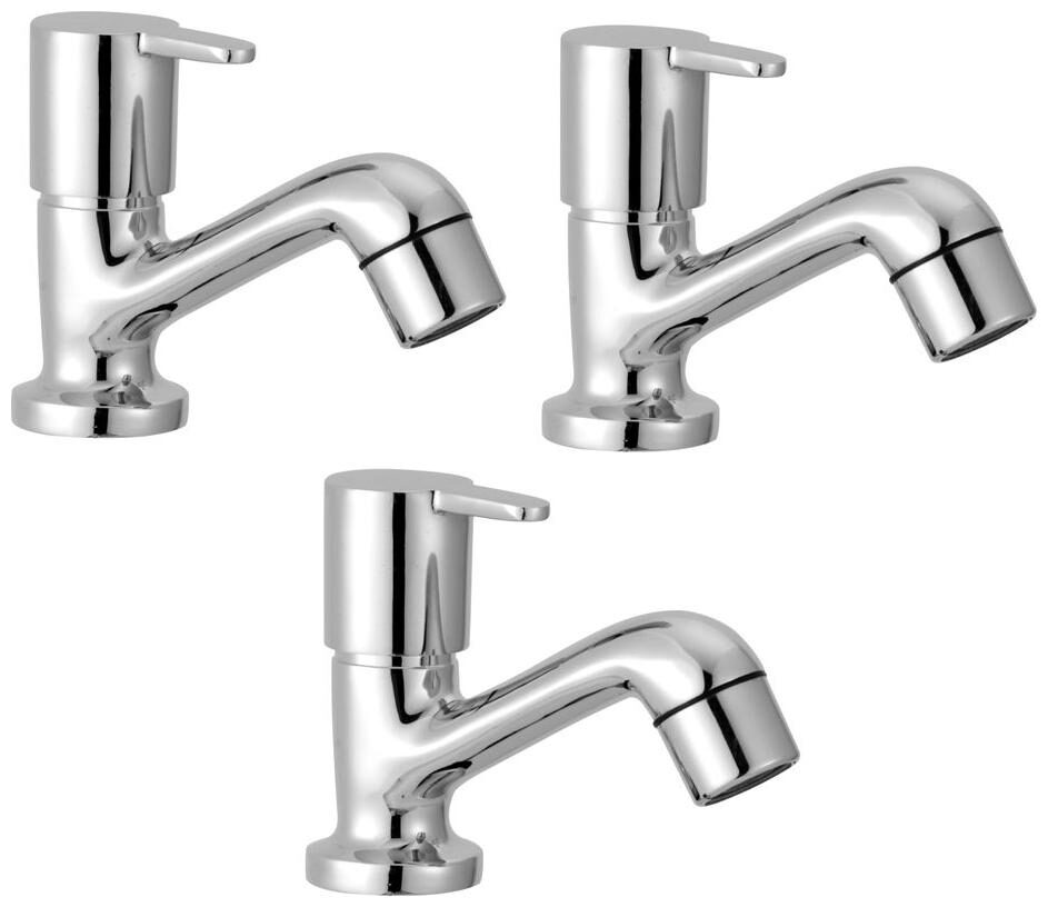 LOGGER - Pillar Cock Wash Basin Tap Foam Flow Set of 3 pcs (Type - Fusion Material -Brass)
LOGGER - Pillar Cock Wash Basin Tap Foam Flow Set of 3 pcs (Type - Fusion Material -Brass)