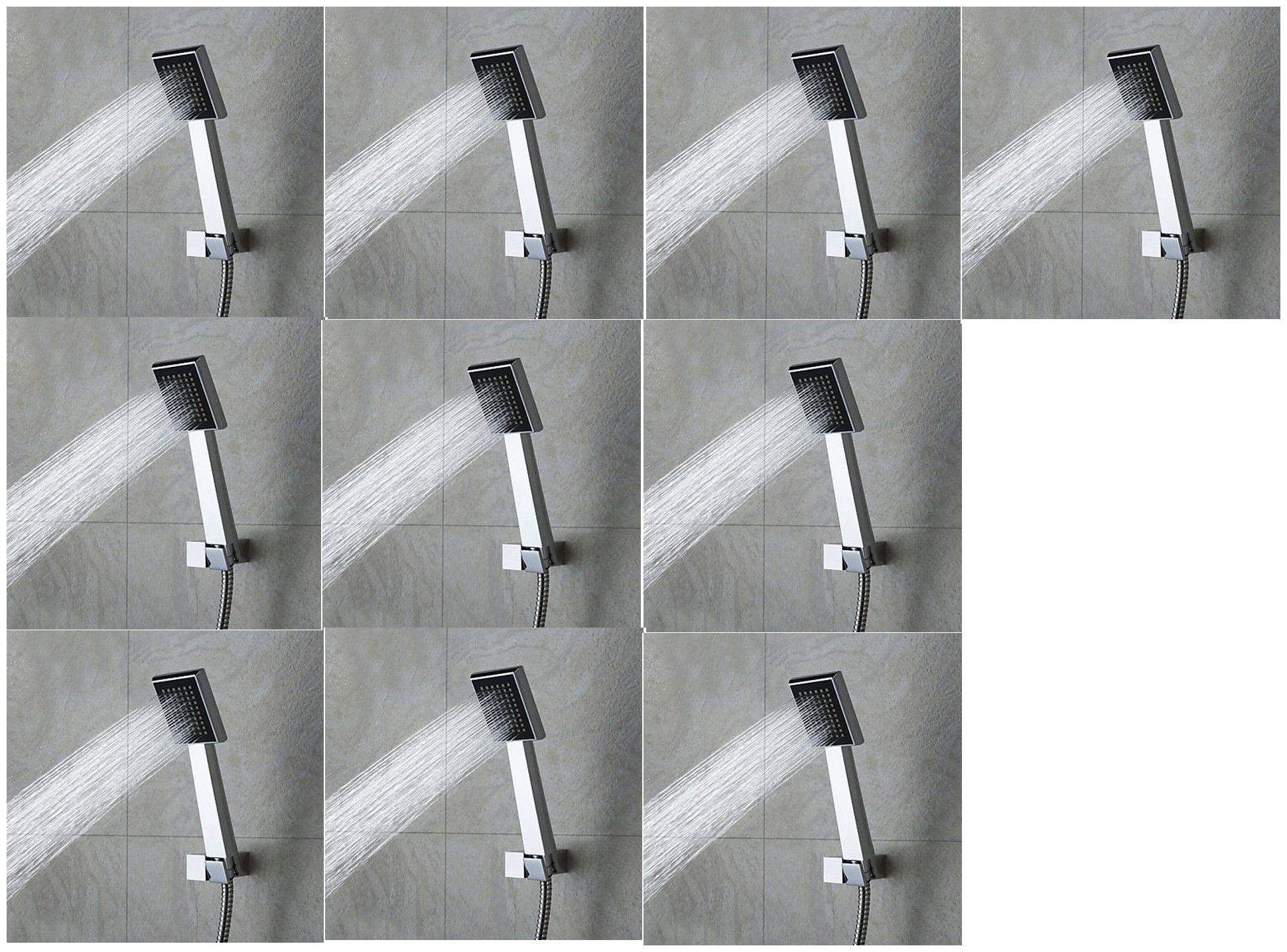 LOGGER - Square Hand Shower with 1 5 m Shower Tube and Hook Set of 10 pcs (Model - HS1)
LOGGER - Square Hand Shower with 1 5 m Shower Tube and Hook Set of 10 pcs (Model - HS1)