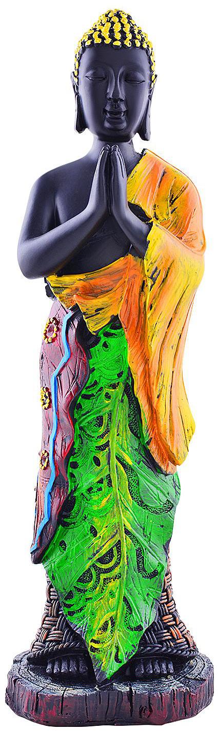 Standing Buddha Statue In Namaskara Mudra Aesthetic Multicolor Polyresin Material (20 5x9cm ) 1Pc
Standing Buddha Statue In Namaskara Mudra Aesthetic Multicolor Polyresin Material (20 5x9cm ) 1Pc