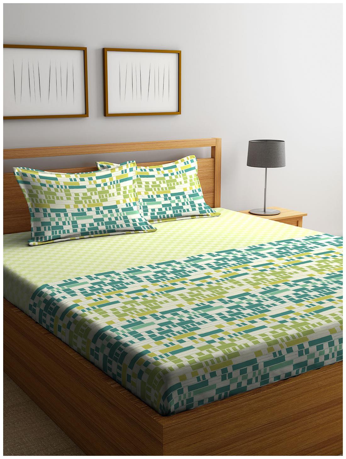 Stellar Home USA Cotton Printed Multi 1 Super King Bedsheet with 2 Pillow Covers Stellar Home USA
Stellar Home USA Cotton Printed Multi 1 Super King Bedsheet with 2 Pillow Covers Stellar Home USA