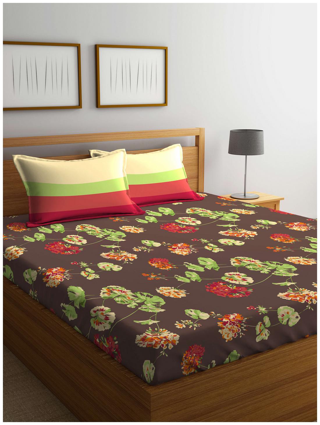 Stellar Home USA Cotton Printed Double Size Bedsheet 144 TC ( 1 Bedsheet With 2 Pillow Covers Multi )
Stellar Home USA Cotton Printed Double Size Bedsheet 144 TC ( 1 Bedsheet With 2 Pillow Covers Multi )