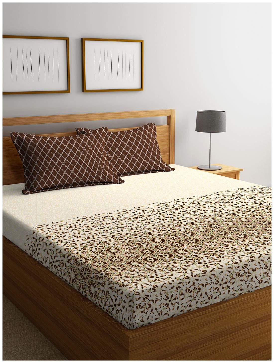 Stellar Home USA Cotton Printed Double Size Bedsheet 120 TC ( 1 Bedsheet With 2 Pillow Covers Multi )
Stellar Home USA Cotton Printed Double Size Bedsheet 120 TC ( 1 Bedsheet With 2 Pillow Covers Multi )