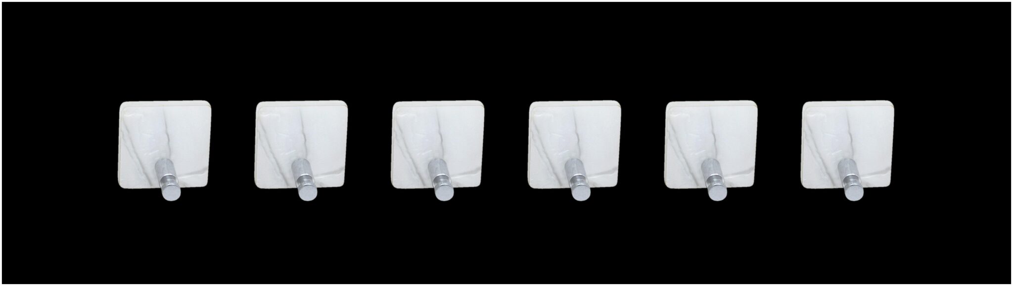 Stimulus Acrylic Wall Mount 1 Hook Adhesive Decorative Sticky Key Holder Set of 6 pcs -White
Stimulus Acrylic Wall Mount 1 Hook Adhesive Decorative Sticky Key Holder Set of 6 pcs -White