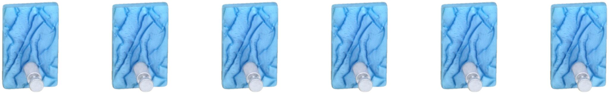Stimulus Acrylic Wall Mount 1 Hook Adhesive Decorative Sticky Key Holder Set of 6 pcs -Blue
Stimulus Acrylic Wall Mount 1 Hook Adhesive Decorative Sticky Key Holder Set of 6 pcs -Blue