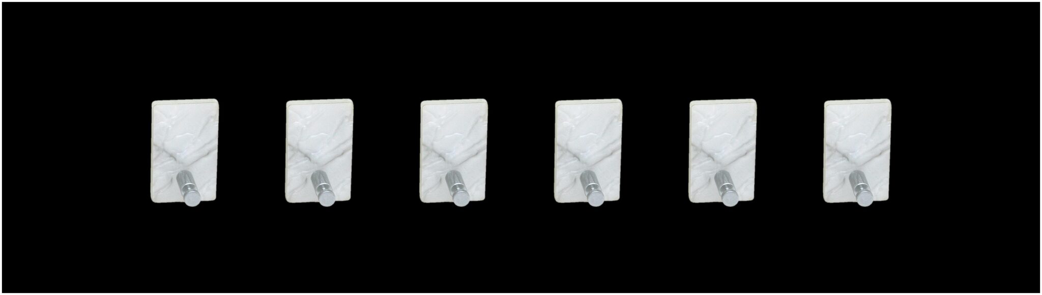 Stimulus Acrylic Wall Mount 1 Hook Adhesive Decorative Sticky Key Holder Set of 6 pcs -White
Stimulus Acrylic Wall Mount 1 Hook Adhesive Decorative Sticky Key Holder Set of 6 pcs -White