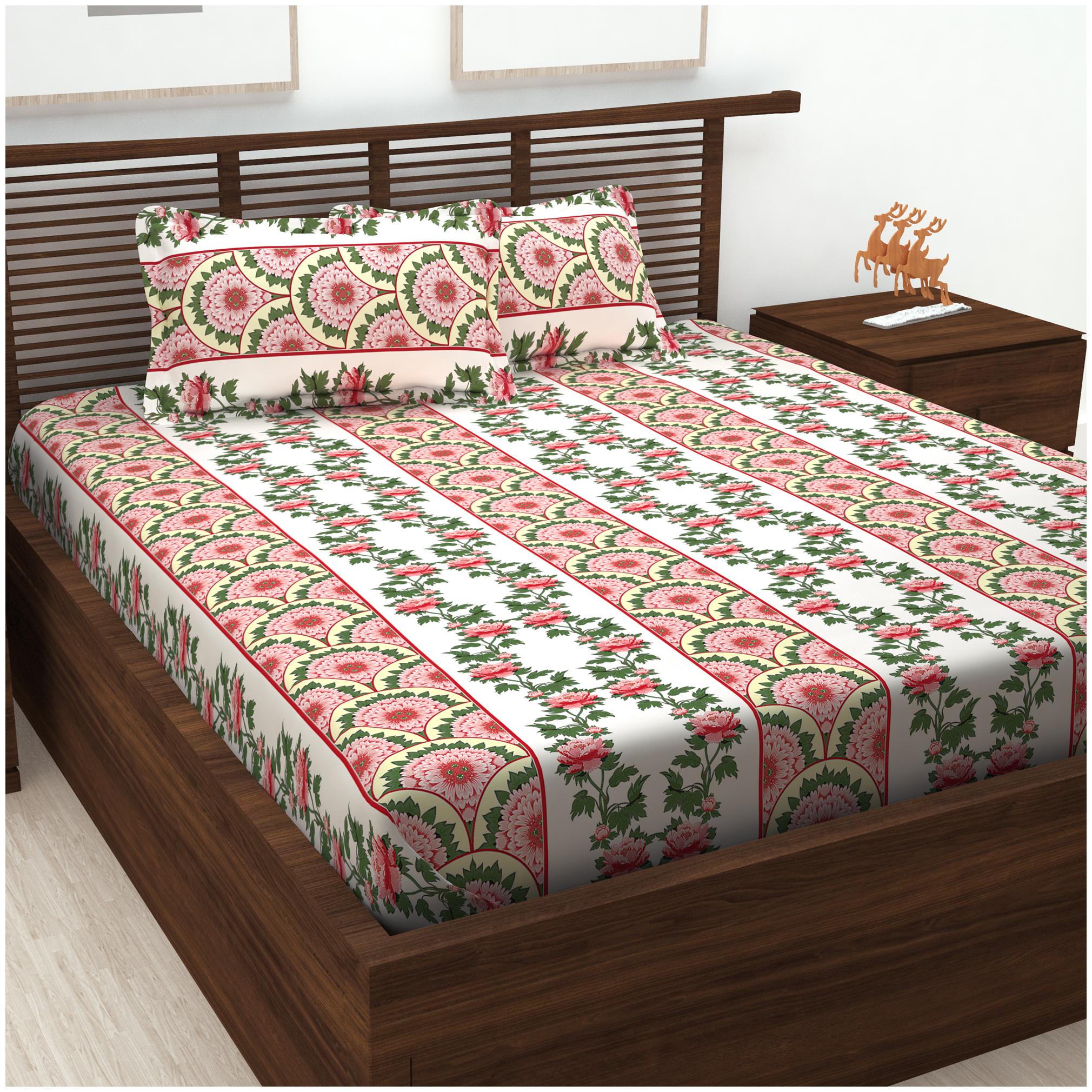 Story Home Cotton Abstract Double Size Bedsheet 152 TC ( 1 Bedsheet With 2 Pillow Covers Pink )
Story Home Cotton Abstract Double Size Bedsheet 152 TC ( 1 Bedsheet With 2 Pillow Covers Pink )