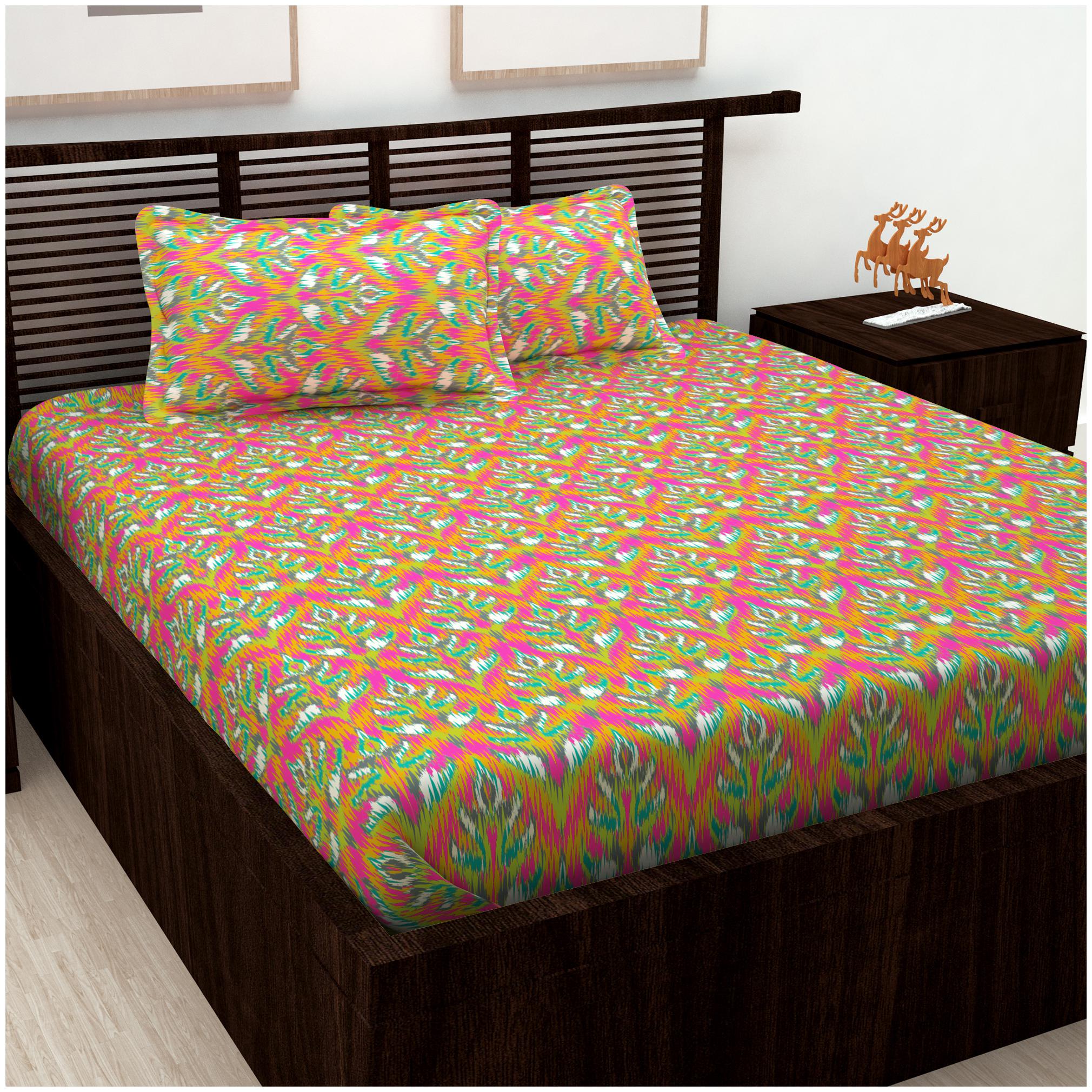 Story Home Cotton Abstract Double Size Bedsheet 152 TC ( 1 Bedsheet With 2 Pillow Covers Red )
Story Home Cotton Abstract Double Size Bedsheet 152 TC ( 1 Bedsheet With 2 Pillow Covers Red )