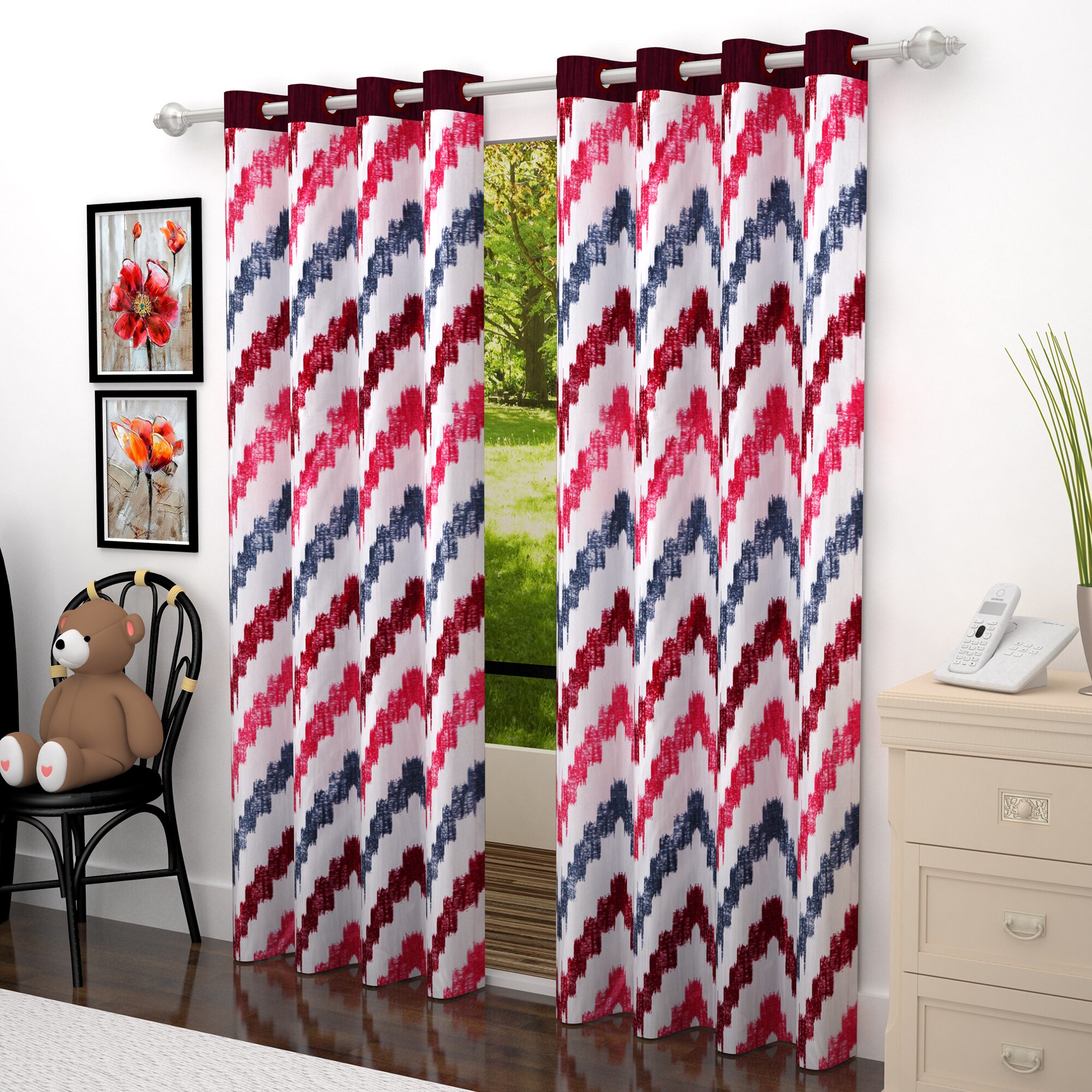 Story Home Polyester Door Semi Transparent Maroon Regular Curtain ( Eyelet Closure Abstract )
Story Home Polyester Door Semi Transparent Maroon Regular Curtain ( Eyelet Closure Abstract )