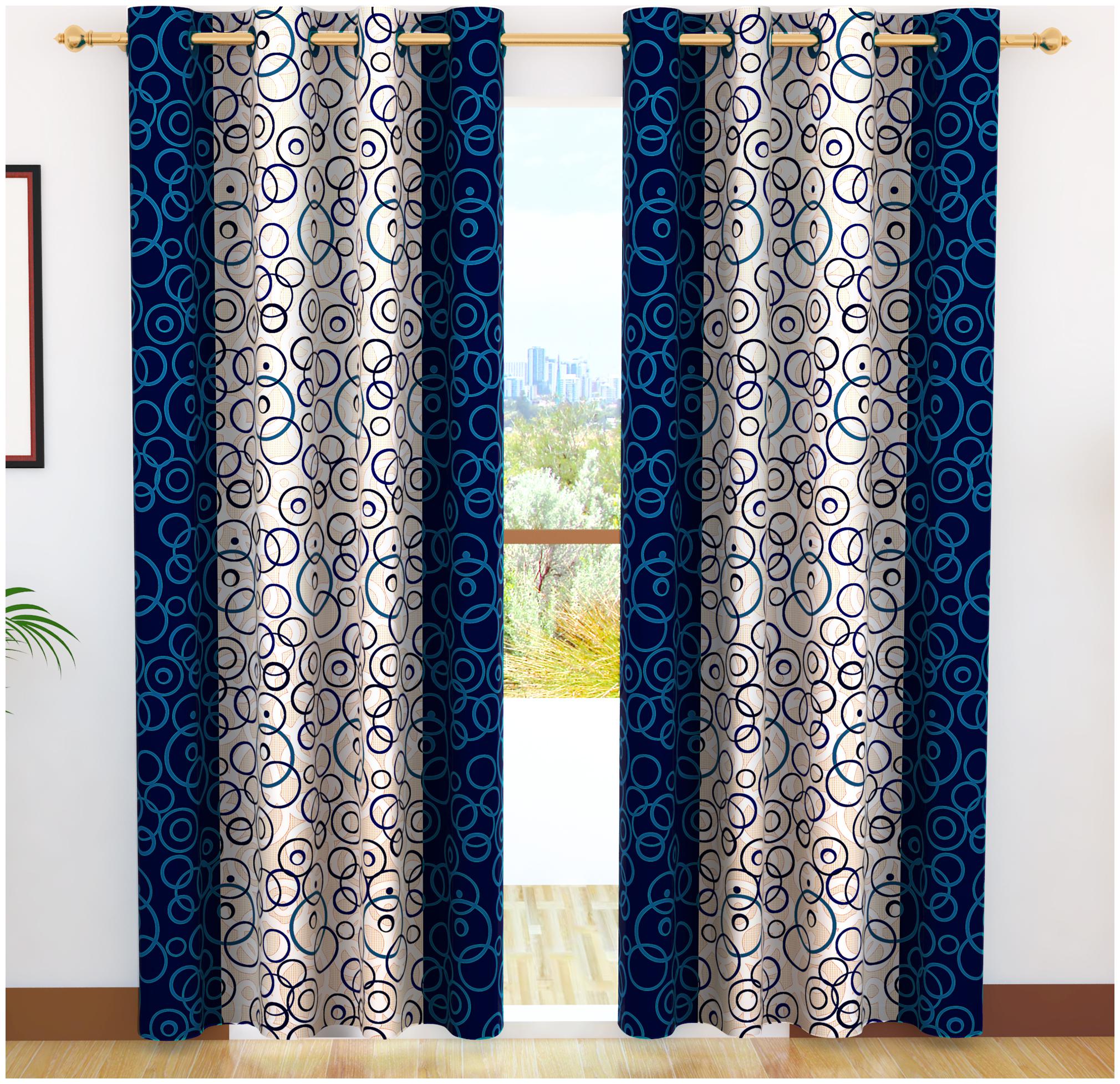 Story Home Polyester Door Semi Transparent Blue Regular Curtain ( Eyelet Closure Geometric )
Story Home Polyester Door Semi Transparent Blue Regular Curtain ( Eyelet Closure Geometric )