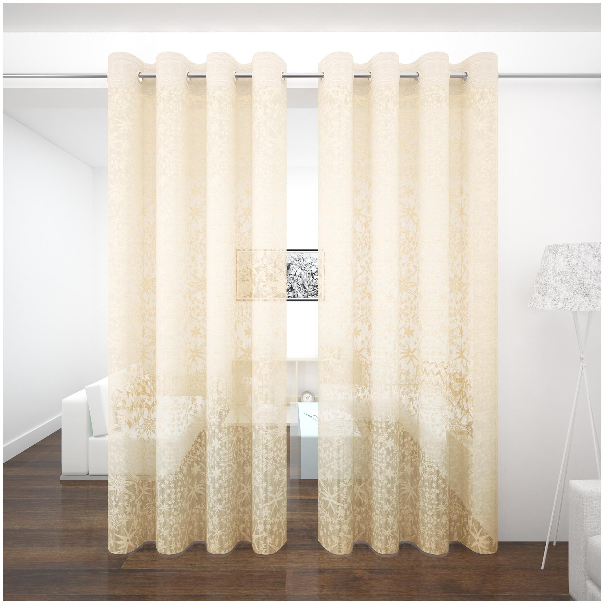 Story Home Polyester Long Door Semi Transparent Beige Sheer Curtain ( Eyelet Closure Abstract )
Story Home Polyester Long Door Semi Transparent Beige Sheer Curtain ( Eyelet Closure Abstract )