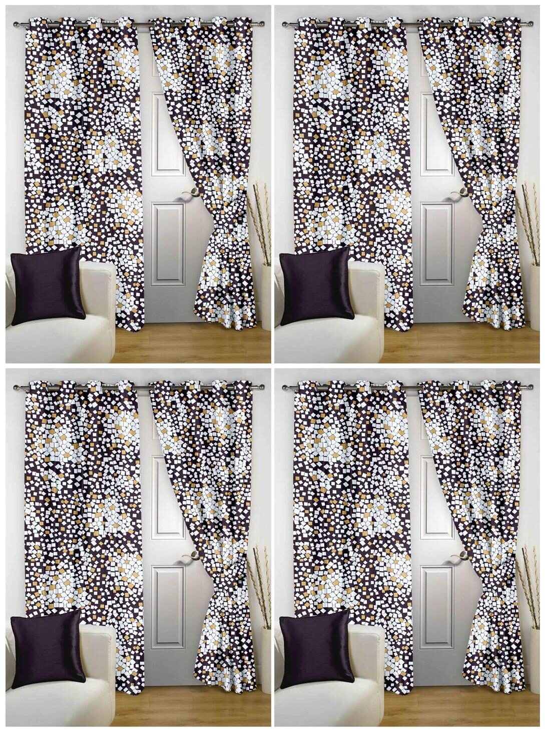 Story Home Polyester Door Semi Transparent Brown Regular Curtain ( Eyelet Closure Abstract )
Story Home Polyester Door Semi Transparent Brown Regular Curtain ( Eyelet Closure Abstract )