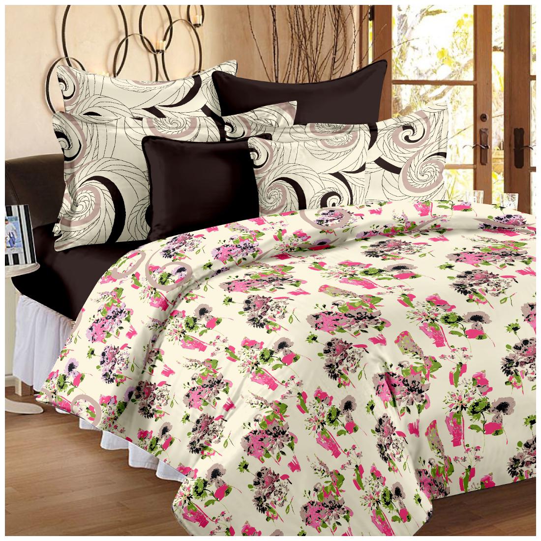 Story Home Cotton Floral Double Size Bedsheet 250 TC ( 1 Bedsheet With 2 Pillow Covers Cream )
Story Home Cotton Floral Double Size Bedsheet 250 TC ( 1 Bedsheet With 2 Pillow Covers Cream )