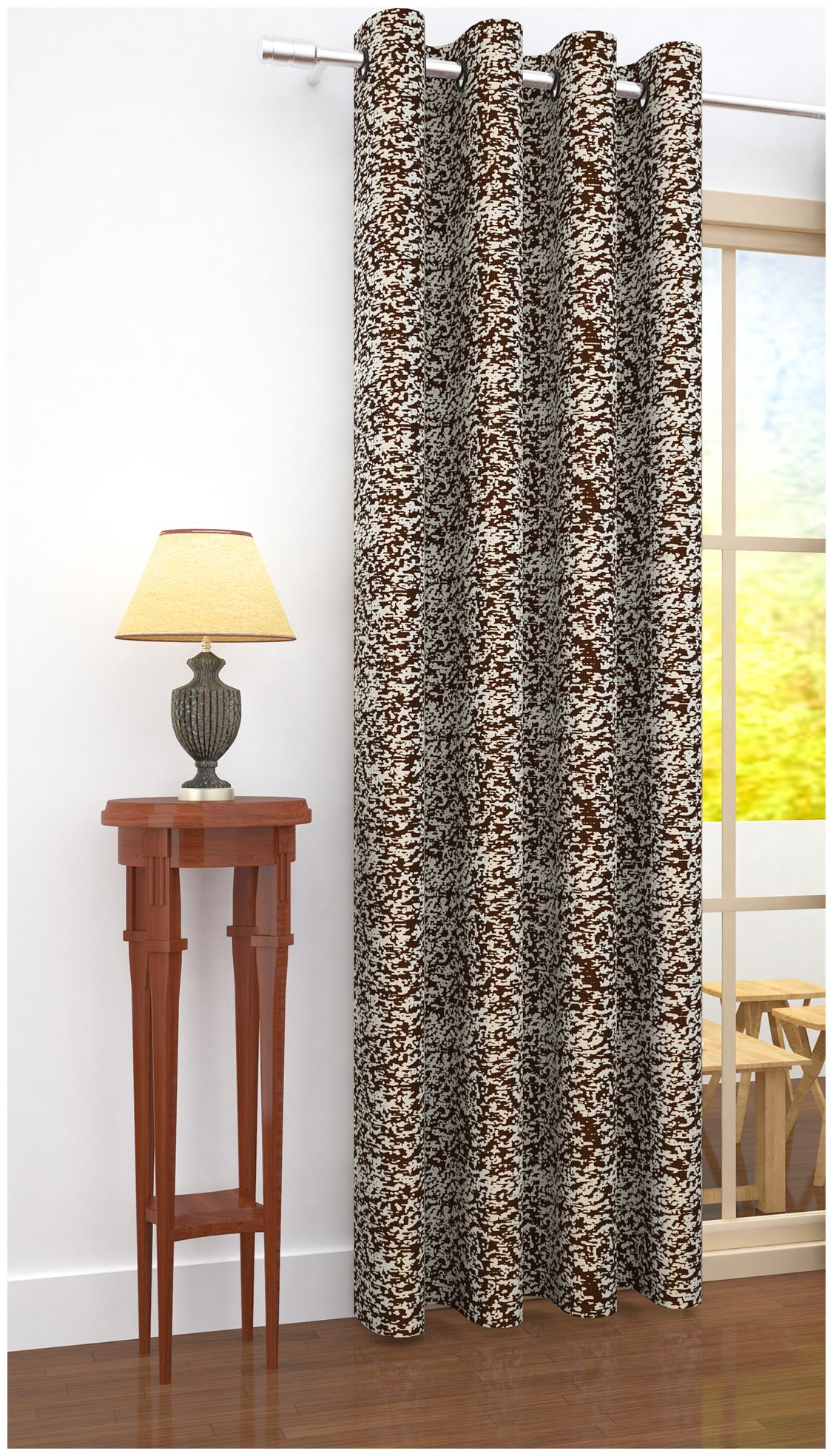 Story Home Jacquard Door Blackout Brown Regular Curtain ( Eyelet Closure Abstract )
Story Home Jacquard Door Blackout Brown Regular Curtain ( Eyelet Closure Abstract )