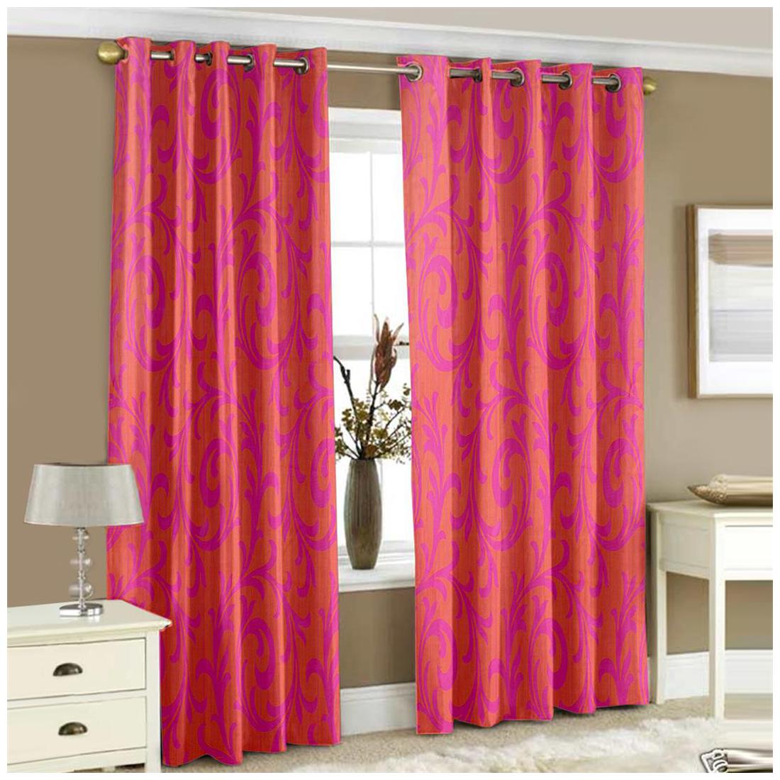 Story Home Polyester Window Semi Transparent Peach Regular Curtain ( Eyelet Closure Abstract )
Story Home Polyester Window Semi Transparent Peach Regular Curtain ( Eyelet Closure Abstract )
