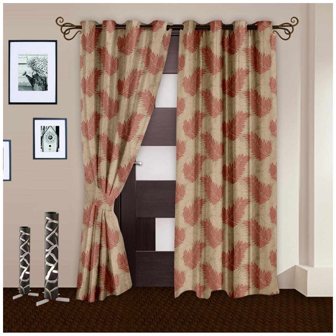 Story Home Polyester Door Semi Transparent Orange Regular Curtain ( Eyelet Closure Floral )
Story Home Polyester Door Semi Transparent Orange Regular Curtain ( Eyelet Closure Floral )