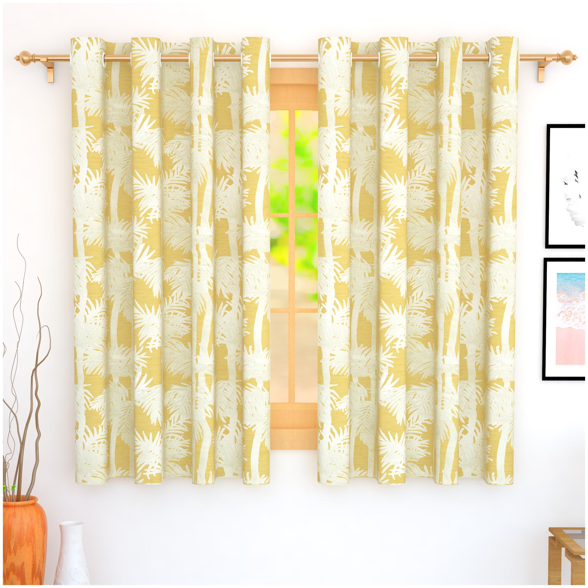 Story Home Jacquard Window Blackout Yellow Regular Curtain ( Eyelet Closure Floral )
Story Home Jacquard Window Blackout Yellow Regular Curtain ( Eyelet Closure Floral )