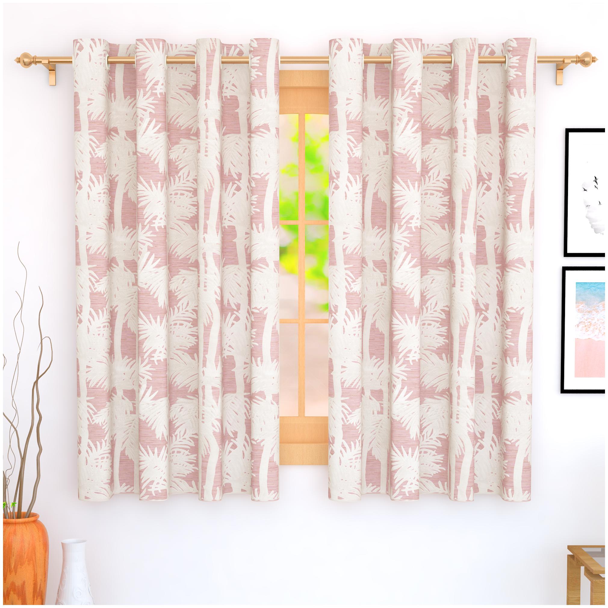 Story Home Jacquard Window Blackout Pink Regular Curtain ( Eyelet Closure Floral )
Story Home Jacquard Window Blackout Pink Regular Curtain ( Eyelet Closure Floral )