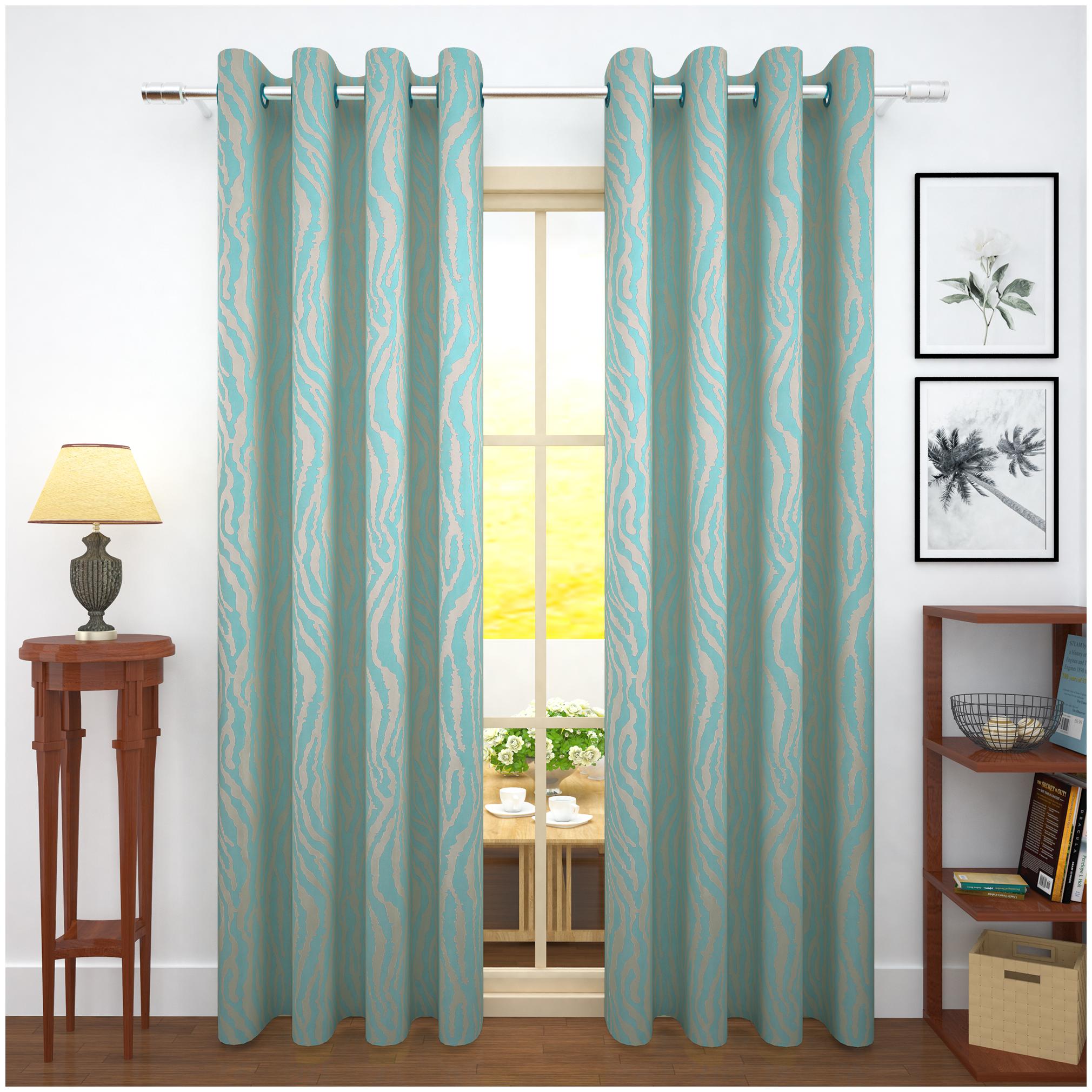 Story Home Jacquard Door Blackout Blue Regular Curtain ( Eyelet Closure Printed )
Story Home Jacquard Door Blackout Blue Regular Curtain ( Eyelet Closure Printed )