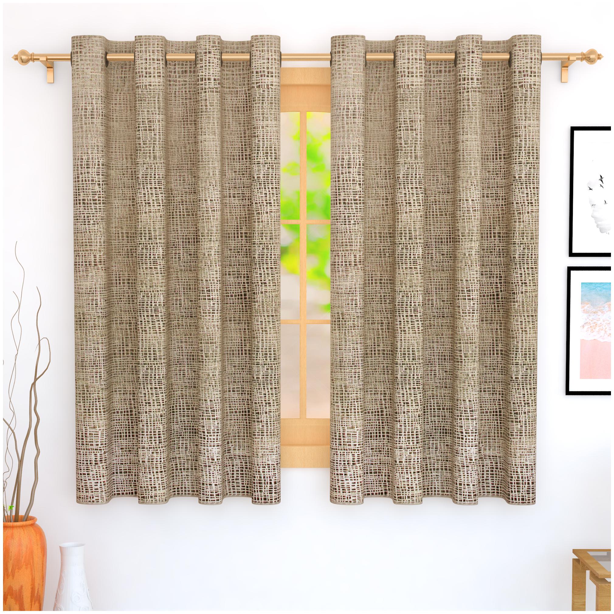 Story Home Jacquard Window Blackout Beige Regular Curtain ( Eyelet Closure Striped )
Story Home Jacquard Window Blackout Beige Regular Curtain ( Eyelet Closure Striped )