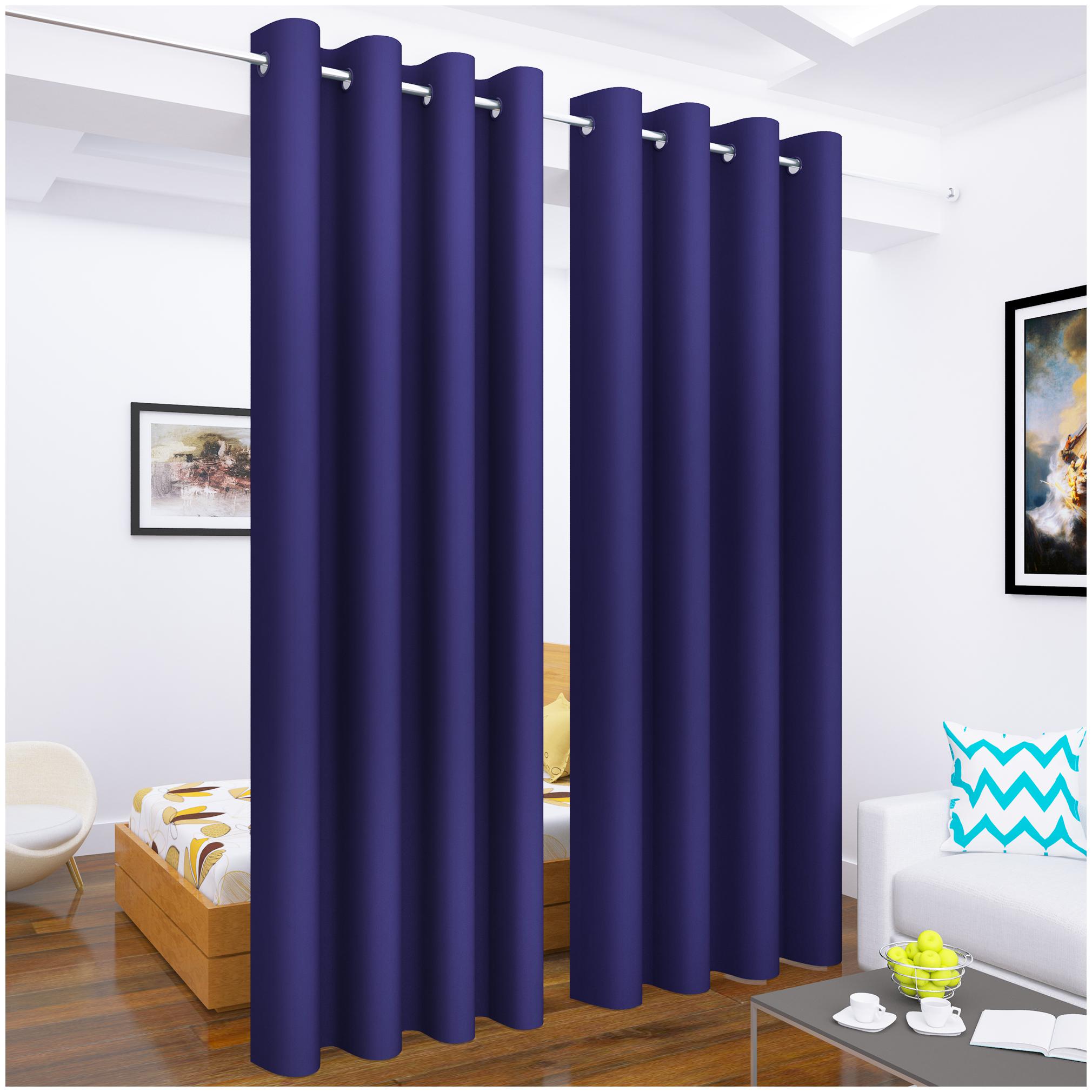 Story Home Set of 2 Pcs Long Door Blackout Curtain - 9ft 
Story Home Set of 2 Pcs Long Door Blackout Curtain - 9ft