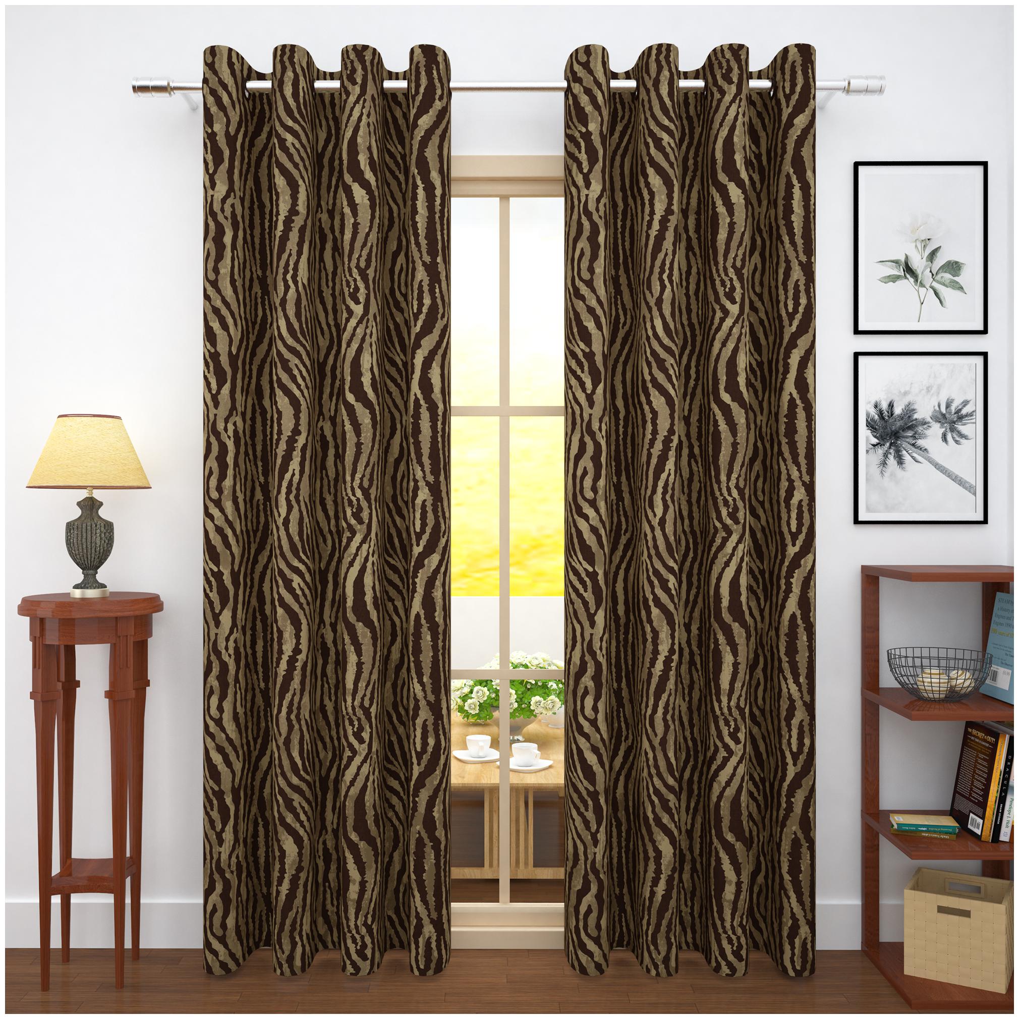 Story Home Jacquard Door Blackout Brown Regular Curtain ( Eyelet Closure Printed )
Story Home Jacquard Door Blackout Brown Regular Curtain ( Eyelet Closure Printed )