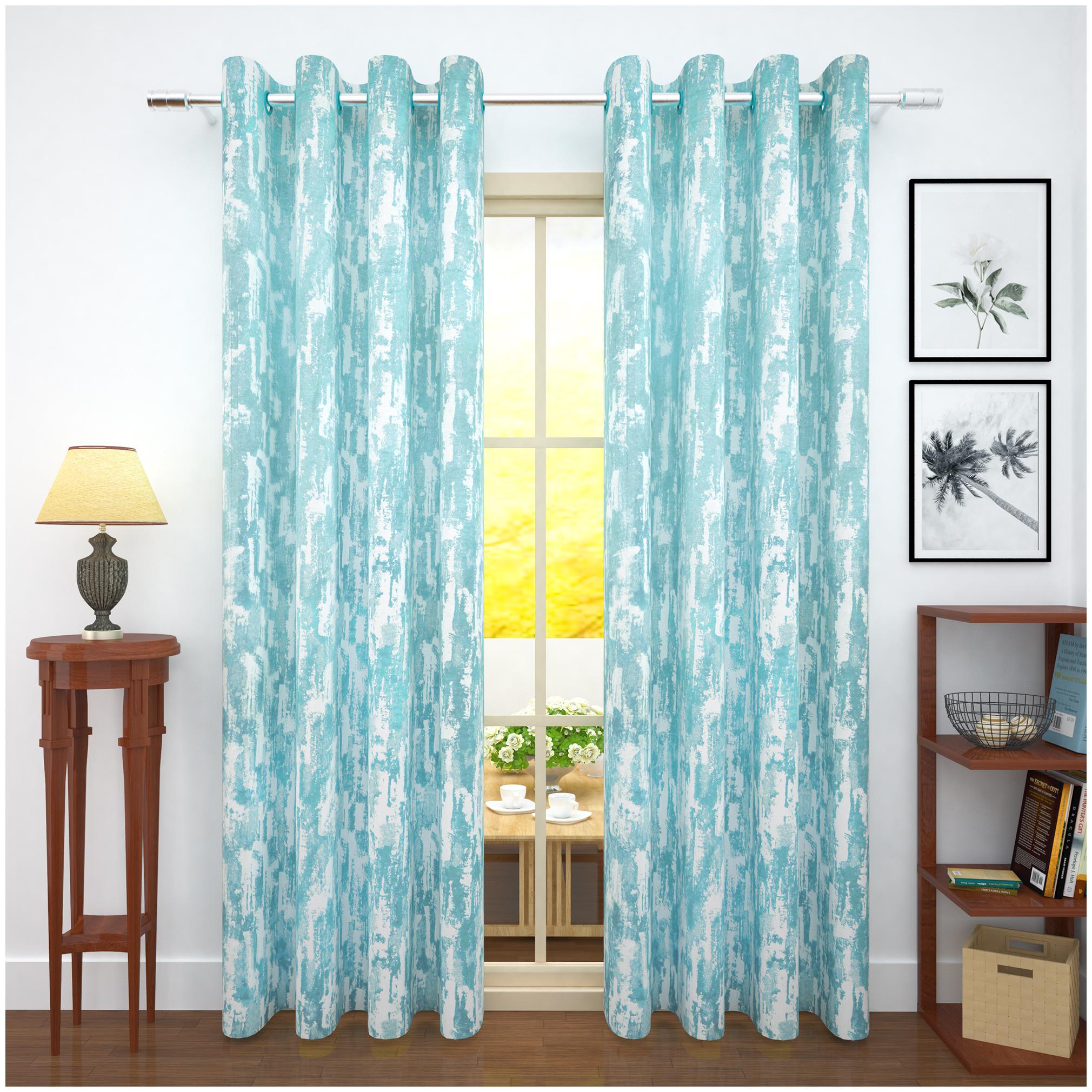 Story Home Jacquard Door Room Darkening Blue Regular Curtain ( Eyelet Closure Printed )
Story Home Jacquard Door Room Darkening Blue Regular Curtain ( Eyelet Closure Printed )