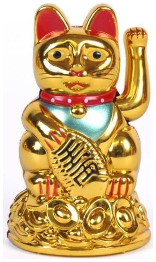 StyleWell Feng Shui Welcome Lucky Chinese Money Cat With Waving Arm Paw For Business Money Health Wealth And Good Luck Decorative Showpiece - 11 cm (Plastic Gold)
StyleWell Feng Shui Welcome Lucky Chinese Money Cat With Waving Arm Paw For Business Money Health Wealth And Good Luck Decorative Showpiece - 11 cm (Plastic Gold)