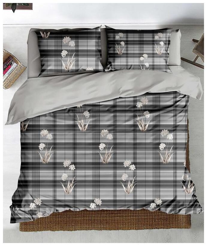 Gifty Microfiber Checkered King Size Bedsheet 200 TC ( 1 Bedsheet With 2 Pillow Covers Grey )
Gifty Microfiber Checkered King Size Bedsheet 200 TC ( 1 Bedsheet With 2 Pillow Covers Grey )
