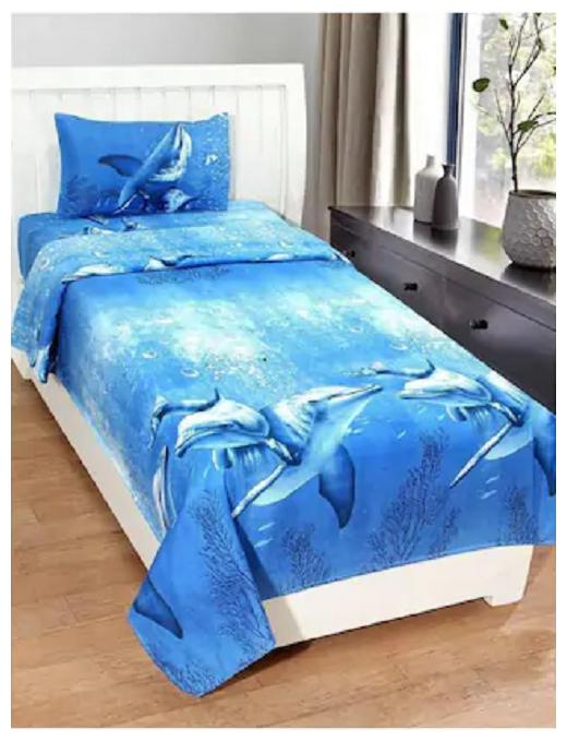 Supreme Home Collective Microfiber Kids Single Size Bedsheet 144 TC ( 1 Bedsheet With 1 Pillow Covers Blue )
Supreme Home Collective Microfiber Kids Single Size Bedsheet 144 TC ( 1 Bedsheet With 1 Pillow Covers Blue )