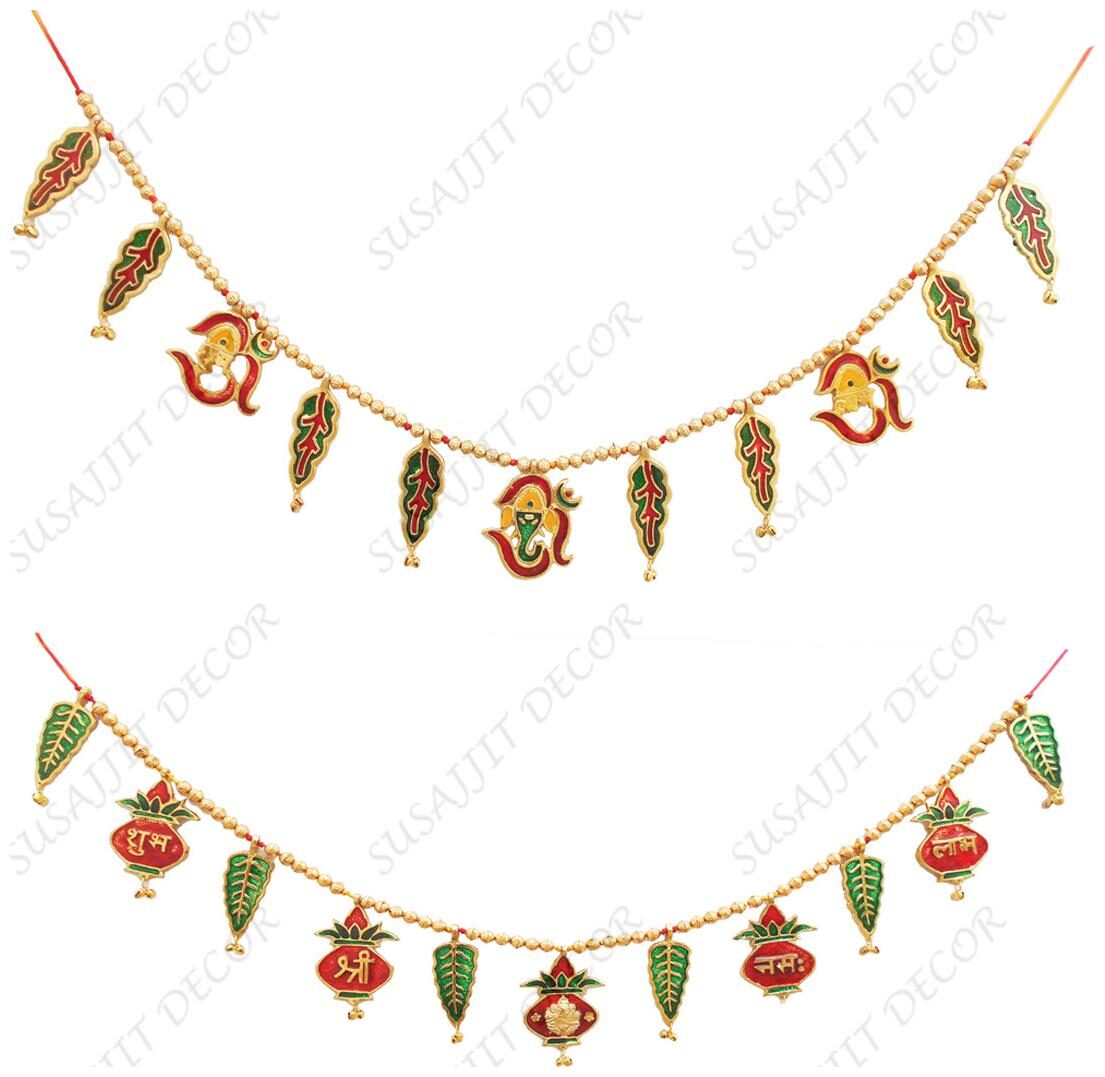 Susajjit Decor Toran Decorative Bandhanwar Metal Door Decorative Item for Festive Decoration
Susajjit Decor Toran Decorative Bandhanwar Metal Door Decorative Item for Festive Decoration