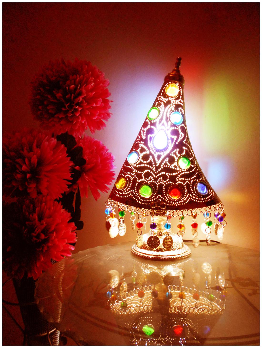 Susajjit Splendid Metal Decorative Table Lamp adorned with stone work Marvelous Electric Night Lamp looks Garceful for your Living Room Hotel Office Decoration
Susajjit Splendid Metal Decorative Table Lamp adorned with stone work Marvelous Electric Night Lamp looks Garceful for your Living Room Hotel Office Decoration
