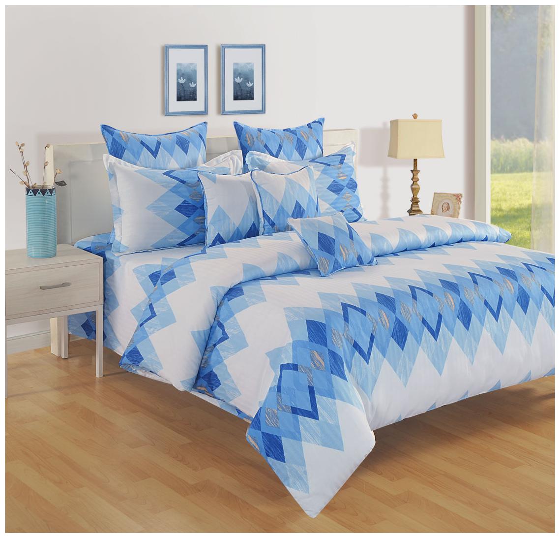 Swayam Cotton Geometric Single Size Bedsheet 250 TC ( 1 Bedsheet With 1 Pillow Covers White )
Swayam Cotton Geometric Single Size Bedsheet 250 TC ( 1 Bedsheet With 1 Pillow Covers White )