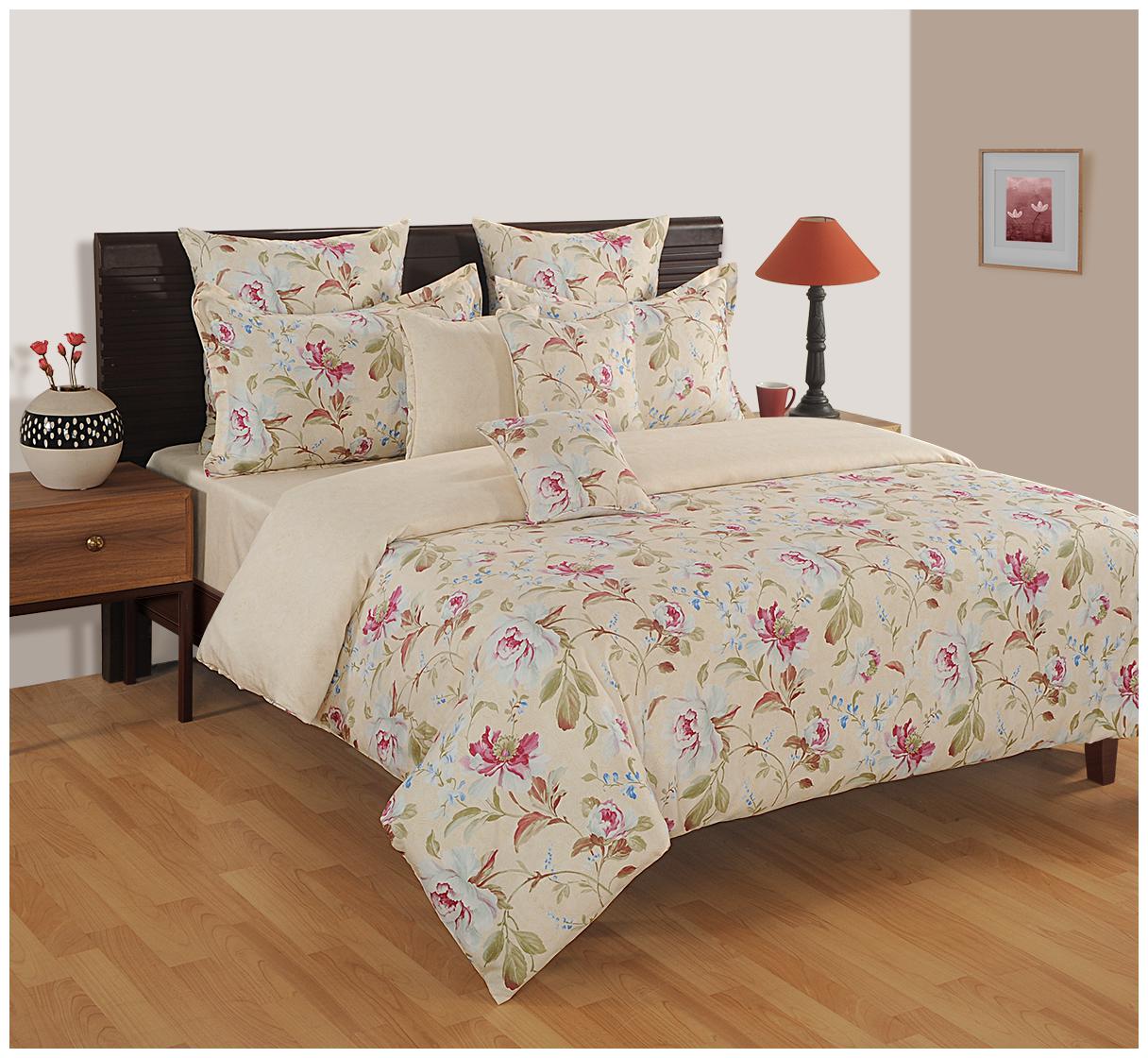 Swayam Cotton Floral Queen Size Bedsheet 144 TC ( 1 Bedsheet With 2 Pillow Covers Pink )
Swayam Cotton Floral Queen Size Bedsheet 144 TC ( 1 Bedsheet With 2 Pillow Covers Pink )