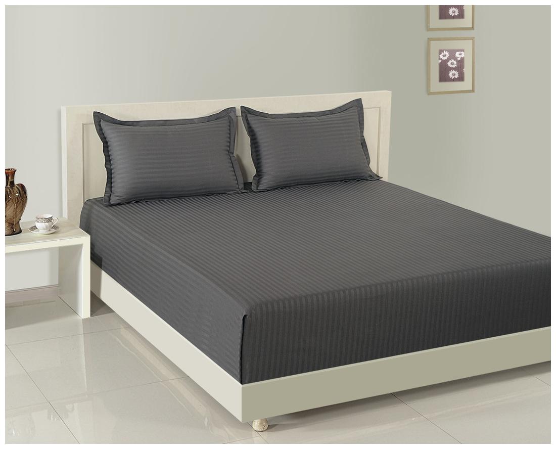 Swayam Cotton Solid Double Size Bedsheet 160 TC ( 1 Bedsheet With 2 Pillow Covers Grey )
Swayam Cotton Solid Double Size Bedsheet 160 TC ( 1 Bedsheet With 2 Pillow Covers Grey )