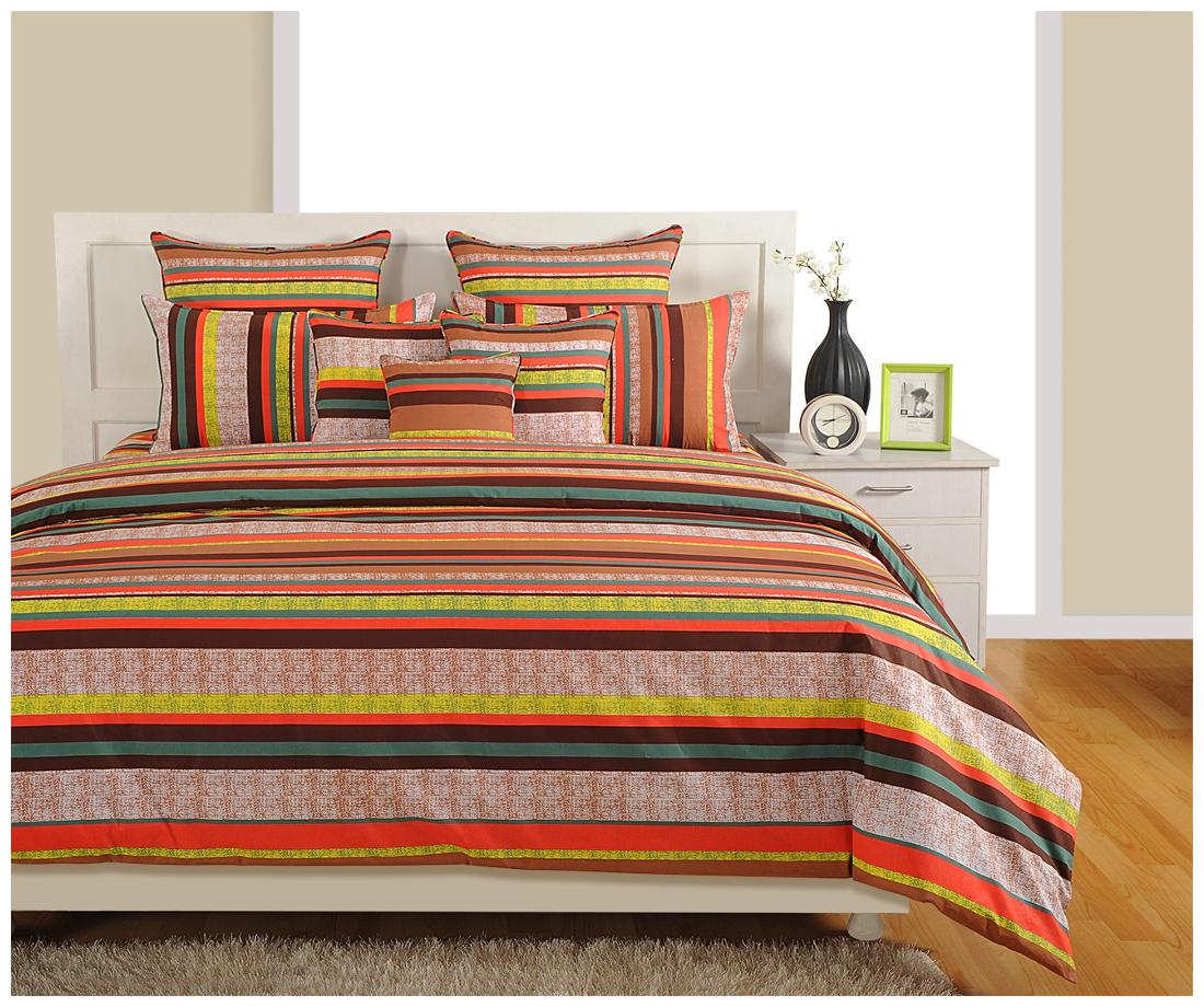 Swayam Cotton Striped Double Size Bedsheet 160 TC ( 1 Bedsheet With 2 Pillow Covers Multi )
Swayam Cotton Striped Double Size Bedsheet 160 TC ( 1 Bedsheet With 2 Pillow Covers Multi )