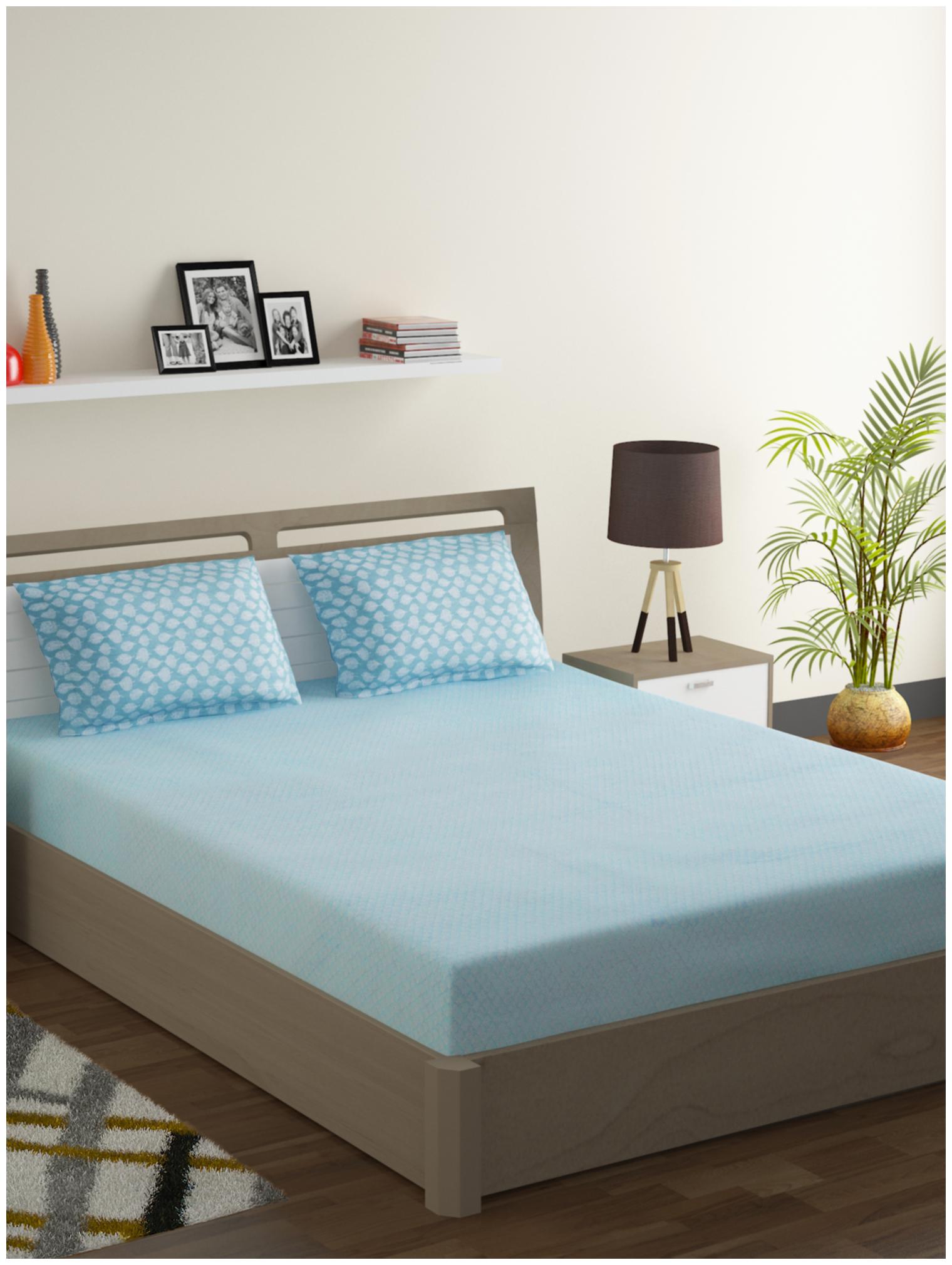 Swayam Cotton Geometric Double Size Bedsheet 210 TC ( 1 Bedsheet With 2 Pillow Covers Green )
Swayam Cotton Geometric Double Size Bedsheet 210 TC ( 1 Bedsheet With 2 Pillow Covers Green )