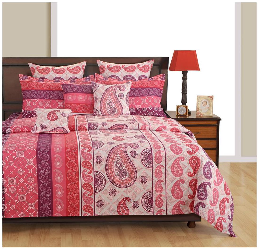 Swayam Cotton Floral Double Size Bedsheet 250 TC ( 1 Bedsheet With 2 Pillow Covers Pink )
Swayam Cotton Floral Double Size Bedsheet 250 TC ( 1 Bedsheet With 2 Pillow Covers Pink )