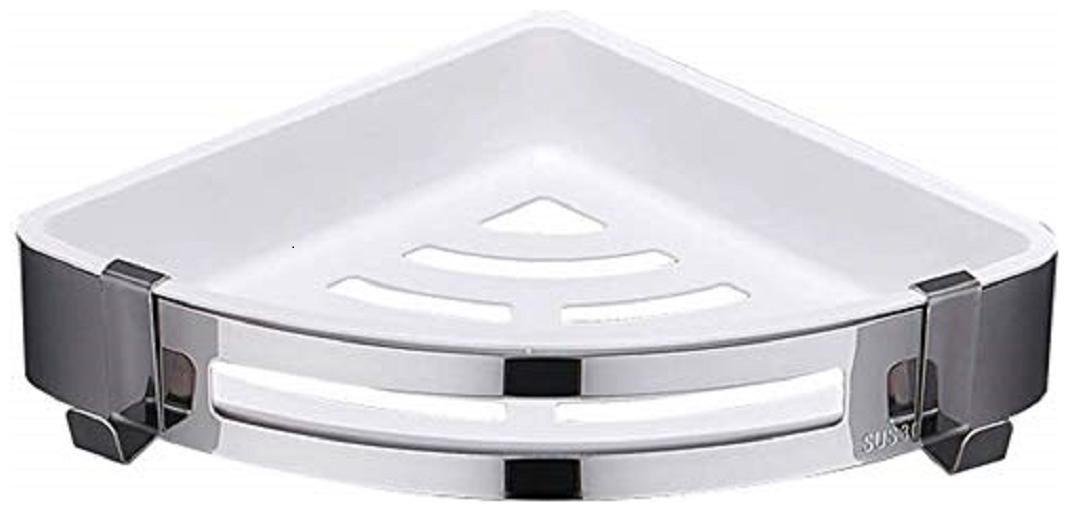 Tagve Corner Shelf 304 Stainless Steel with Detachable Basket Wall Mounted Storage Organizer with Hooks Bathroom Accessories
Tagve Corner Shelf 304 Stainless Steel with Detachable Basket Wall Mounted Storage Organizer with Hooks Bathroom Accessories