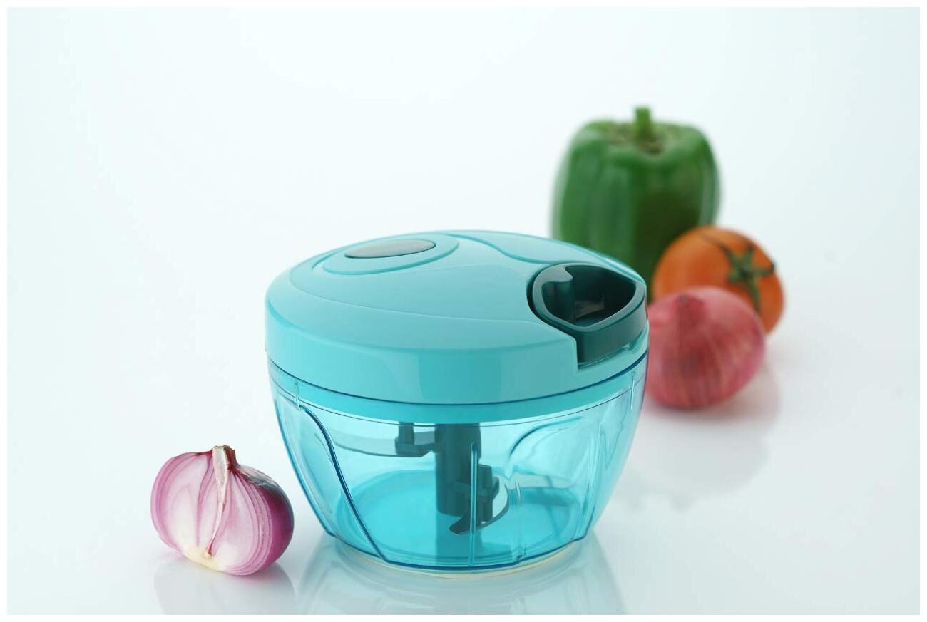 Takdir Enterprise Pack of 2 Handy Mini Chopper with 3 Stainless Steel Blades - 450 Ml ( Plastic - Light Green )
Takdir Enterprise Pack of 2 Handy Mini Chopper with 3 Stainless Steel Blades - 450 Ml ( Plastic - Light Green )