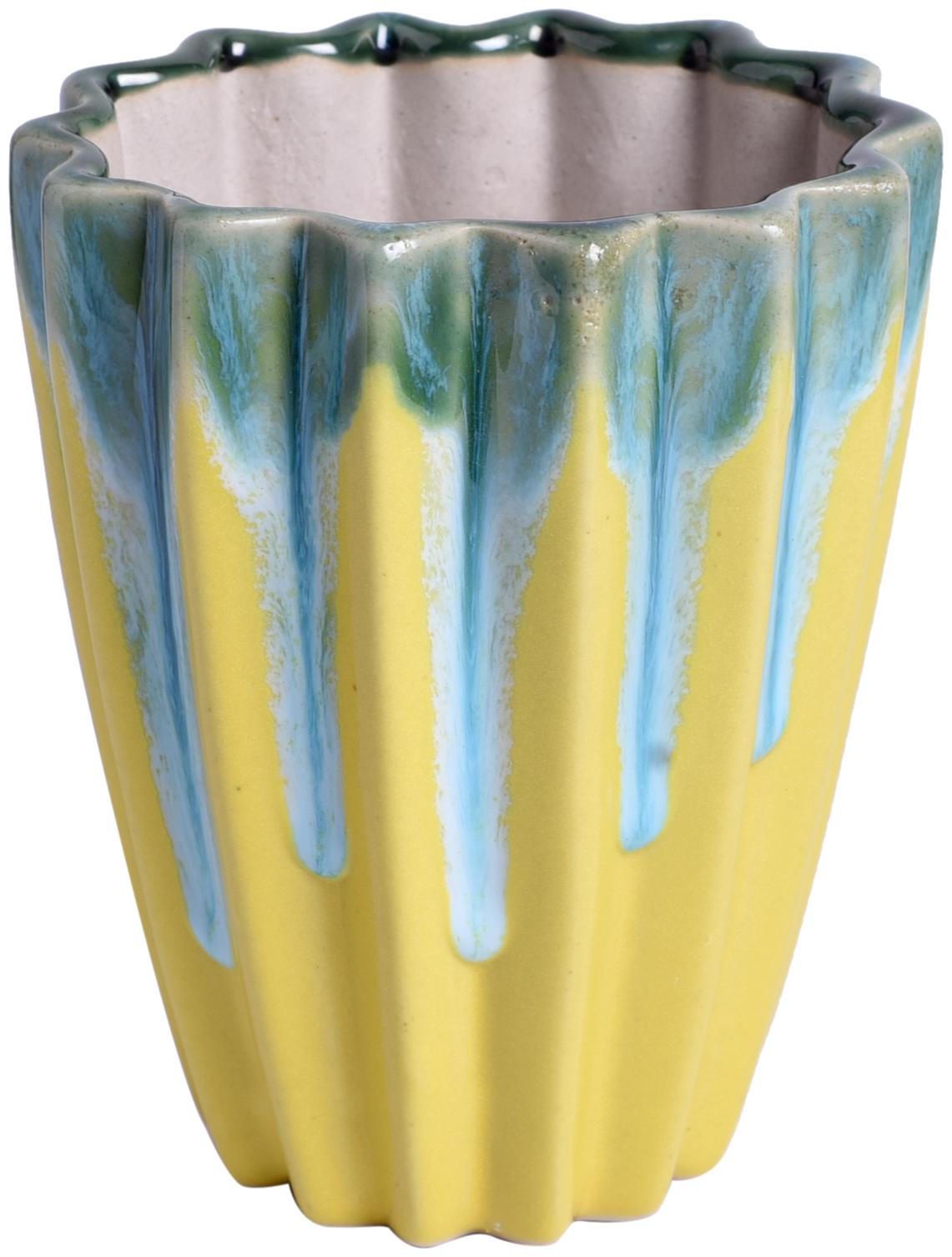 Tashveen Articles Ceramic Planter (Glazed Yellow Medium Planter) Indoor planter Outdoor Planter Pot
Tashveen Articles Ceramic Planter (Glazed Yellow Medium Planter) Indoor planter Outdoor Planter Pot