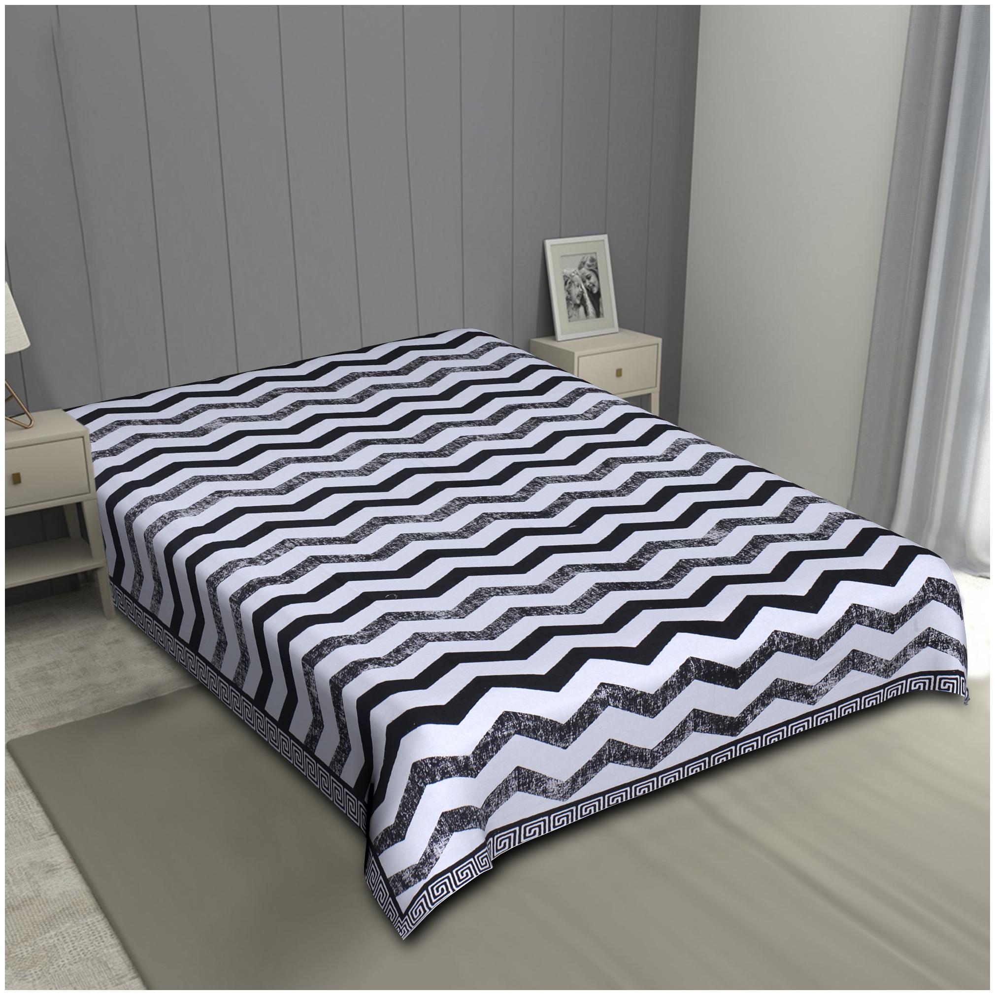 TEXSTYLERS Cotton Printed Single Size Bedsheet 220 TC ( 1 Bedsheet Without Pillow Covers Black )
TEXSTYLERS Cotton Printed Single Size Bedsheet 220 TC ( 1 Bedsheet Without Pillow Covers Black )