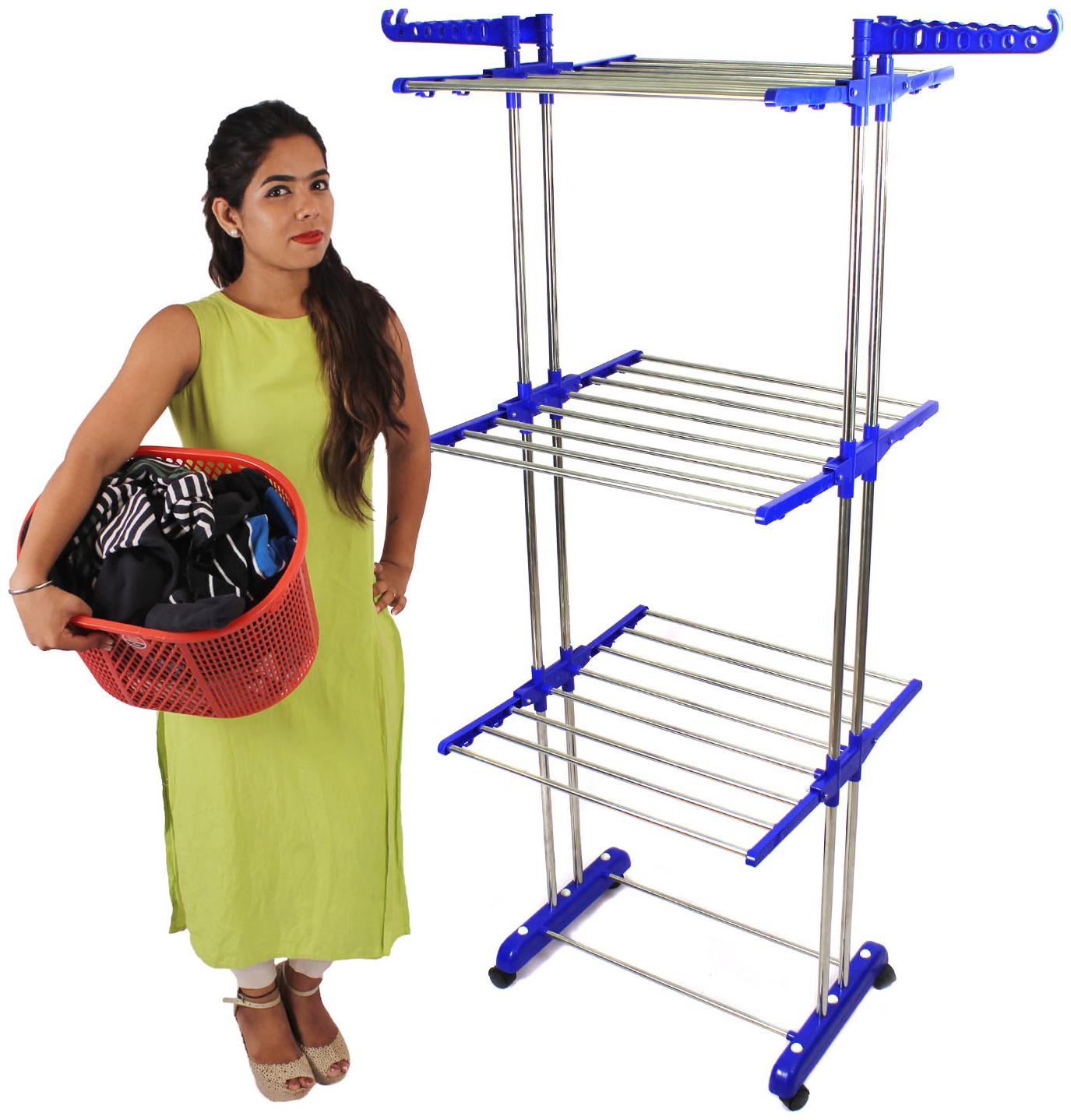 FAVOUR Stainless steel Floor Cloth Dryer ( Blue Maximum Load Upto 10kg kg )
FAVOUR Stainless steel Floor Cloth Dryer ( Blue Maximum Load Upto 10kg kg )