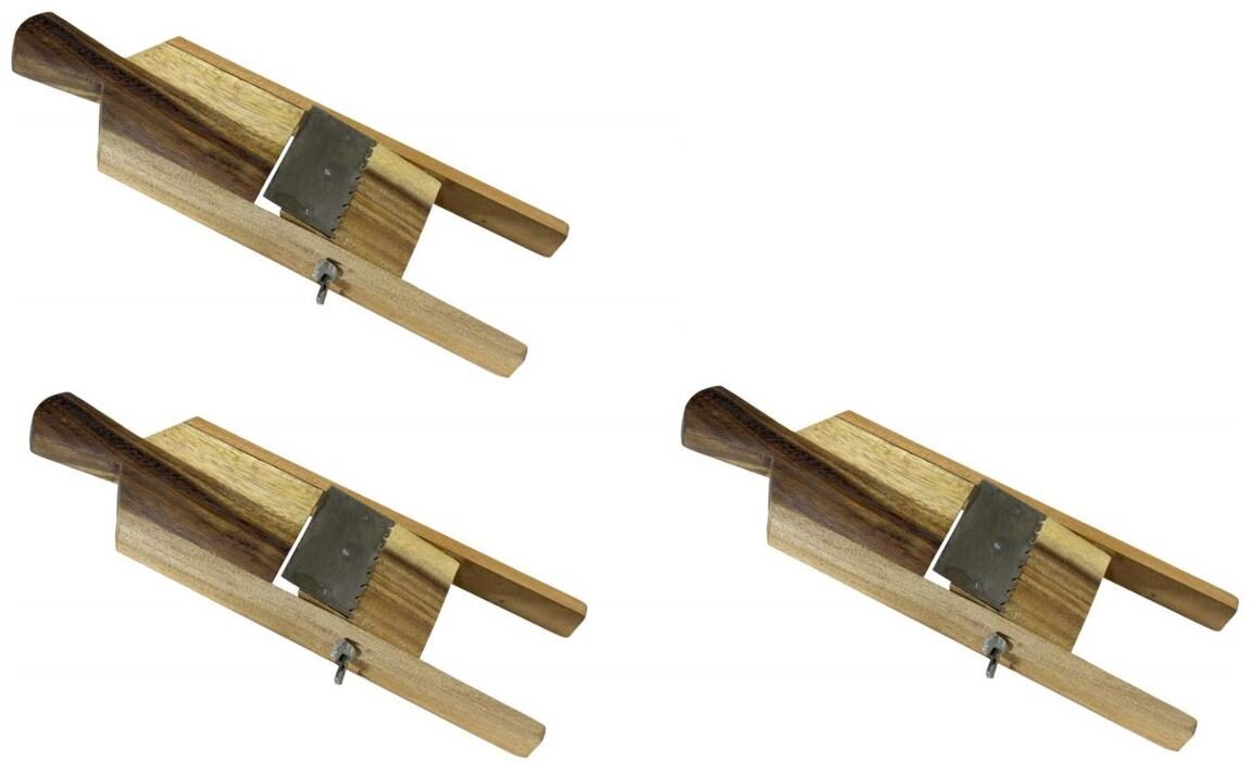 Total Solution 3 pcs Wooden Chips Cutter Slicer Banana Slicerwith Tembered Blade Solid Wood Set Of 3
Total Solution 3 pcs Wooden Chips Cutter Slicer Banana Slicerwith Tembered Blade Solid Wood Set Of 3