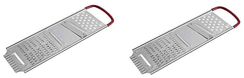 total solution Multi-Purpose Stainless Steel Grater with Handle Kitchen Tool kaddukash set of 2
total solution Multi-Purpose Stainless Steel Grater with Handle Kitchen Tool kaddukash set of 2