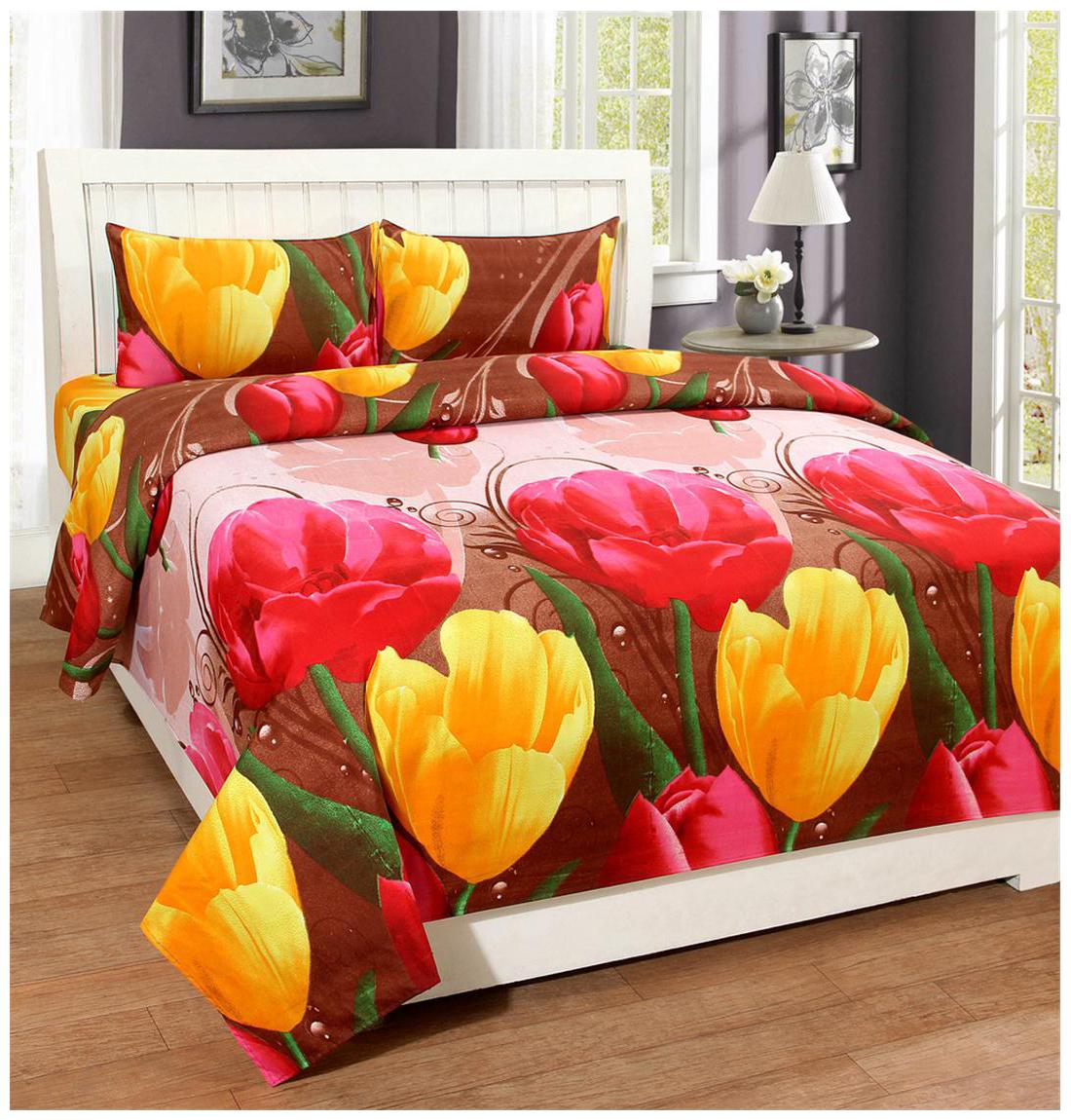 Trendz Home Furnishing Microfiber Abstract Double Size Bedsheet 104 TC ( 1 Bedsheet With 2 Pillow Covers Multi )
Trendz Home Furnishing Microfiber Abstract Double Size Bedsheet 104 TC ( 1 Bedsheet With 2 Pillow Covers Multi )