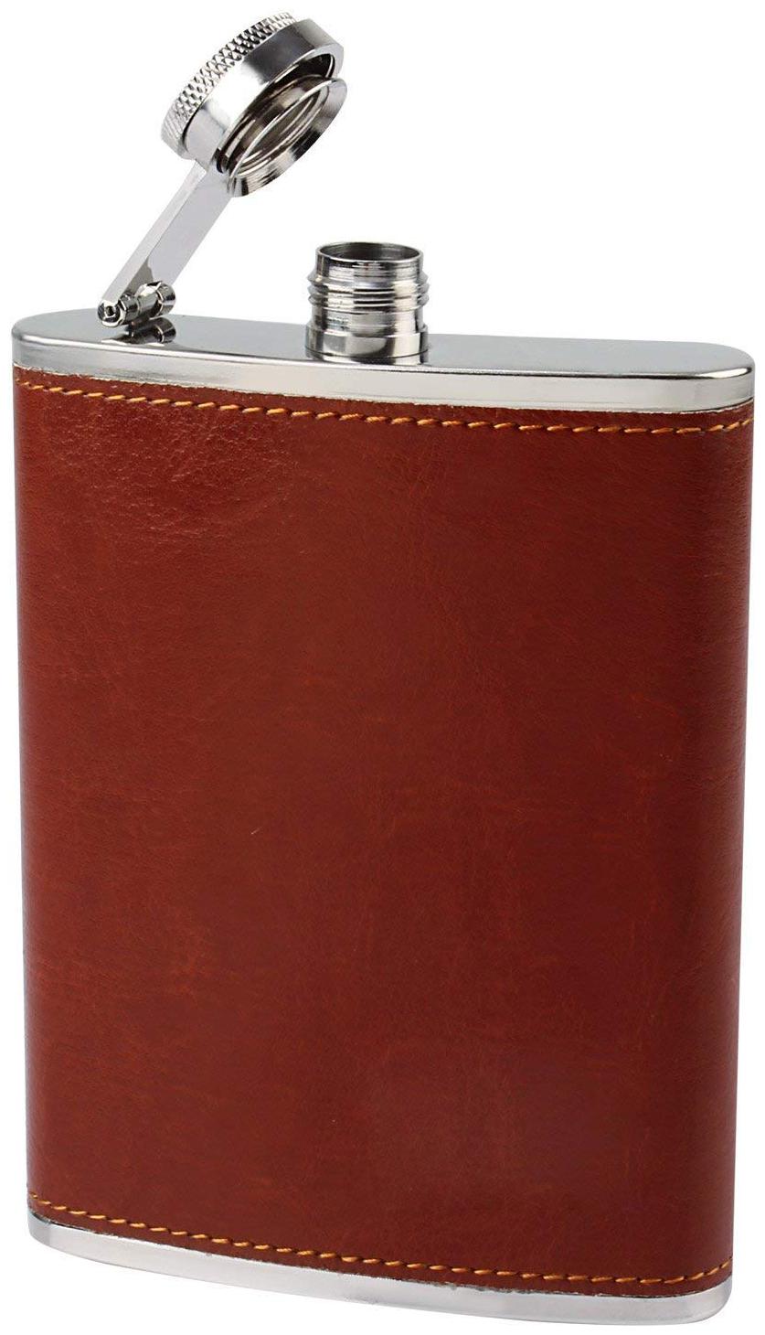 Triangle Ant 1160 Brown Hip Flask Stainless Steel 2 Glasses 1 Funnel Folding Glass For Alcoholic Drinks Wine Whiskey
Triangle Ant 1160 Brown Hip Flask Stainless Steel 2 Glasses 1 Funnel Folding Glass For Alcoholic Drinks Wine Whiskey
